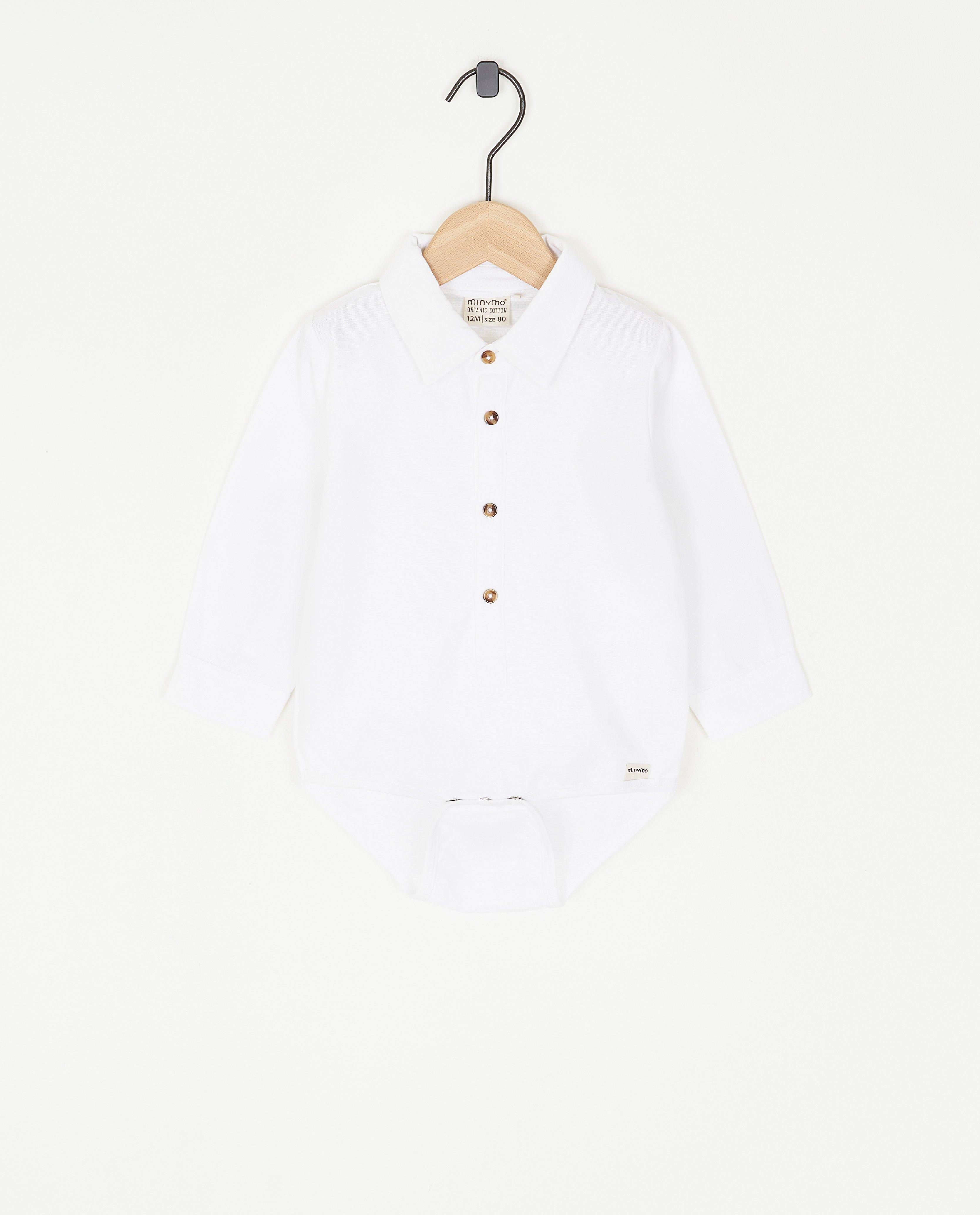 Grenouill&egrave;re blanche avec un petit col - D&eacute;tails du produit - blanc - image num&eacute;ro 1