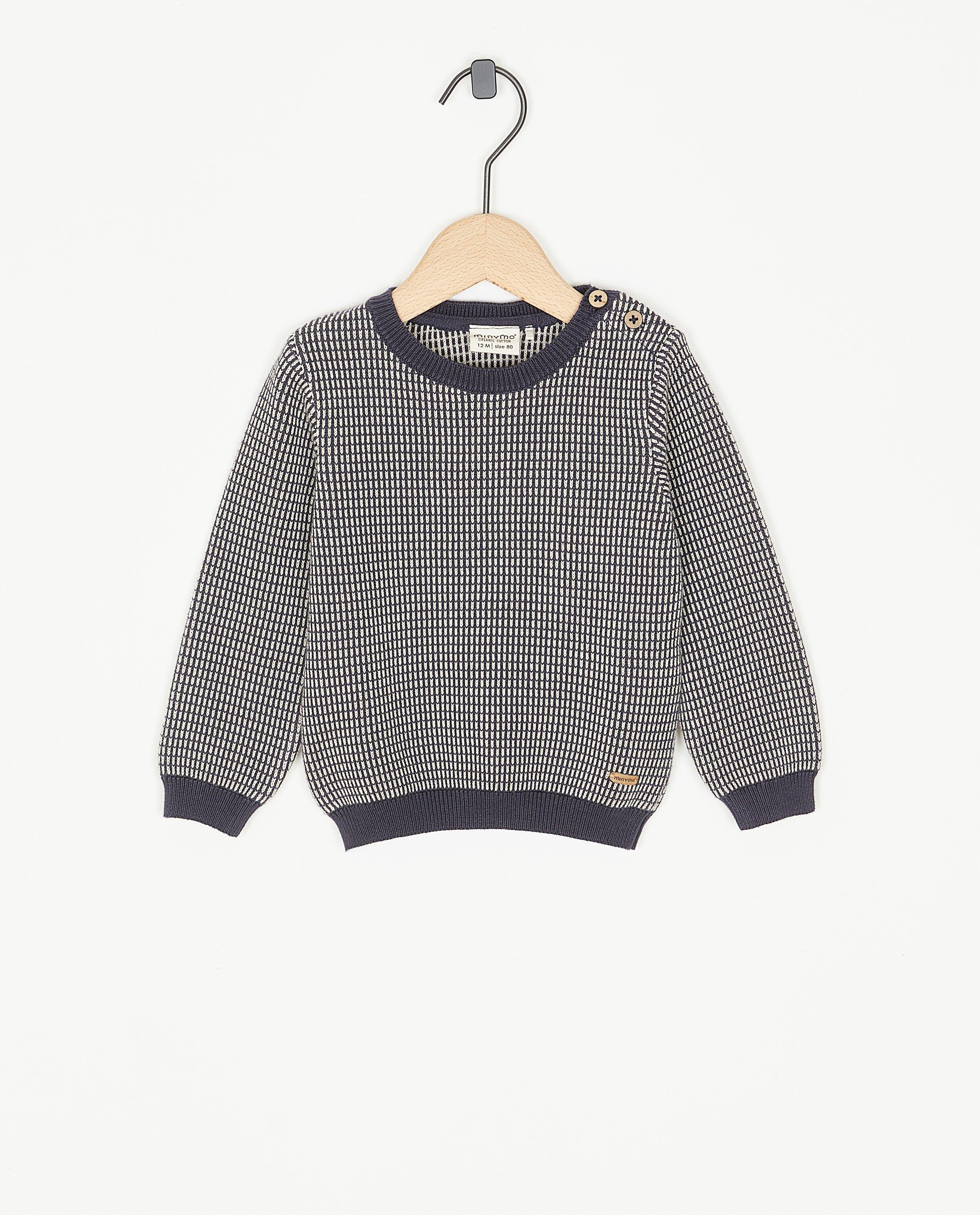 Pull à fin motif tricoté - null - Minymo