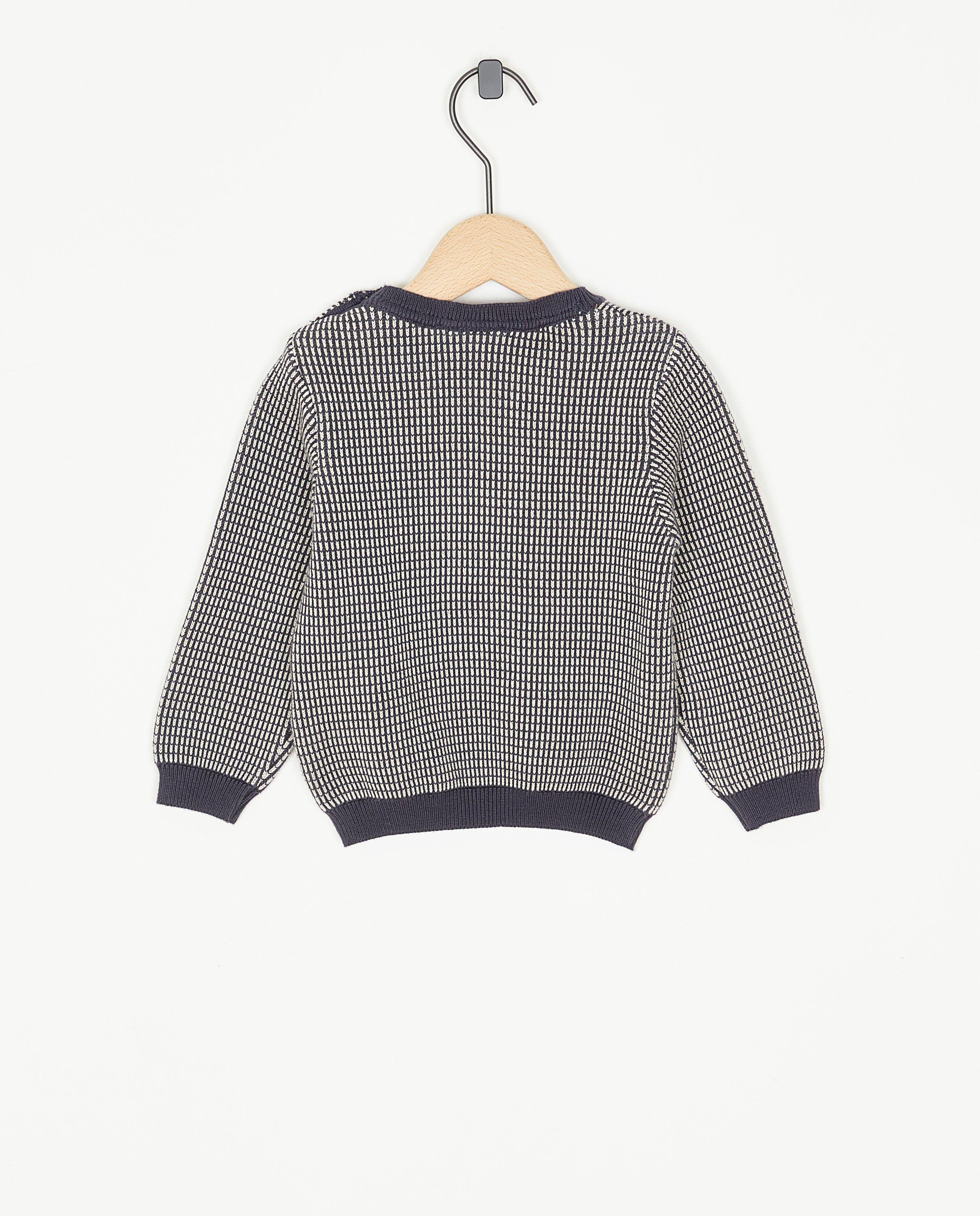 Pulls - Pull à fin motif tricoté
