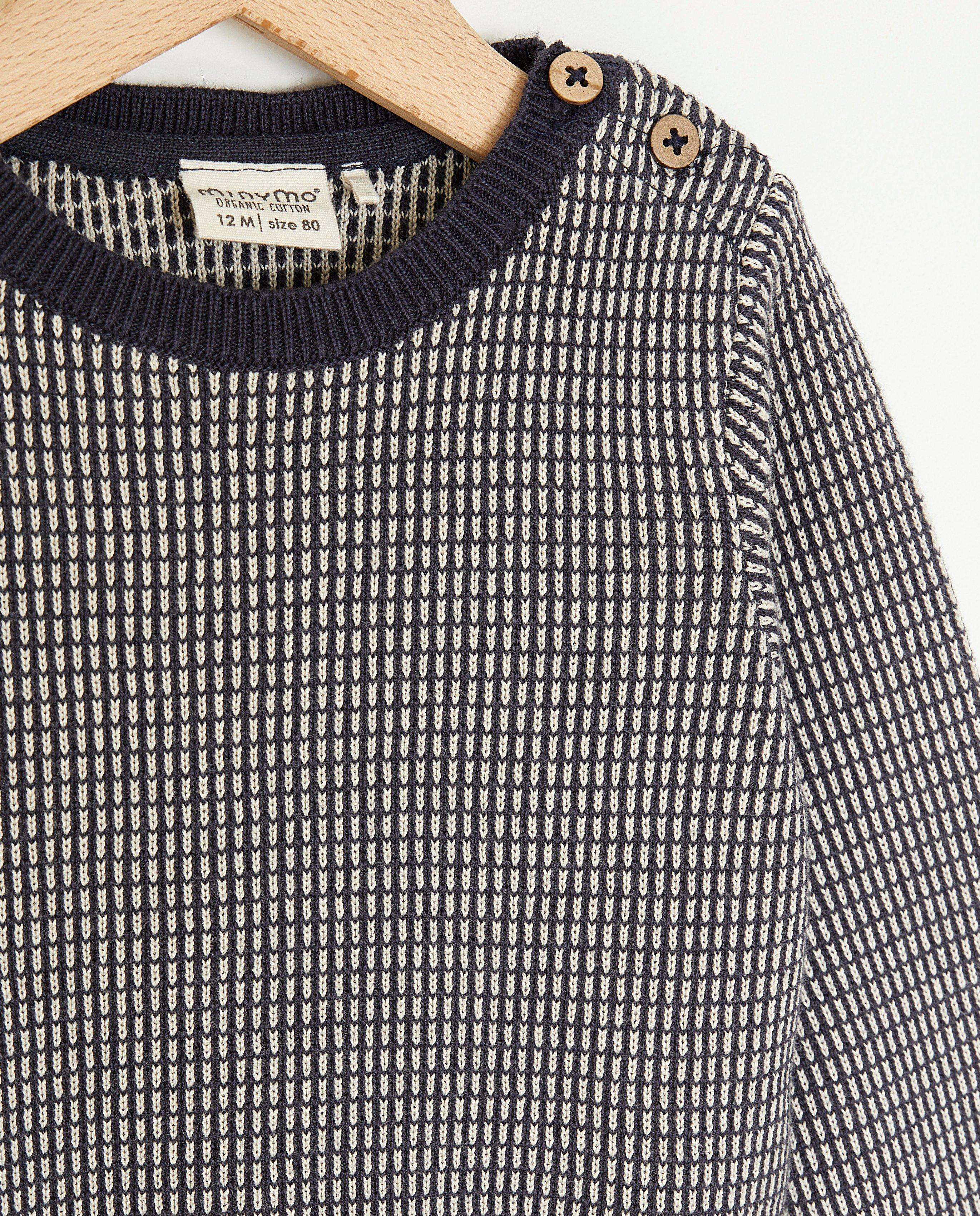 Pulls - Pull à fin motif tricoté