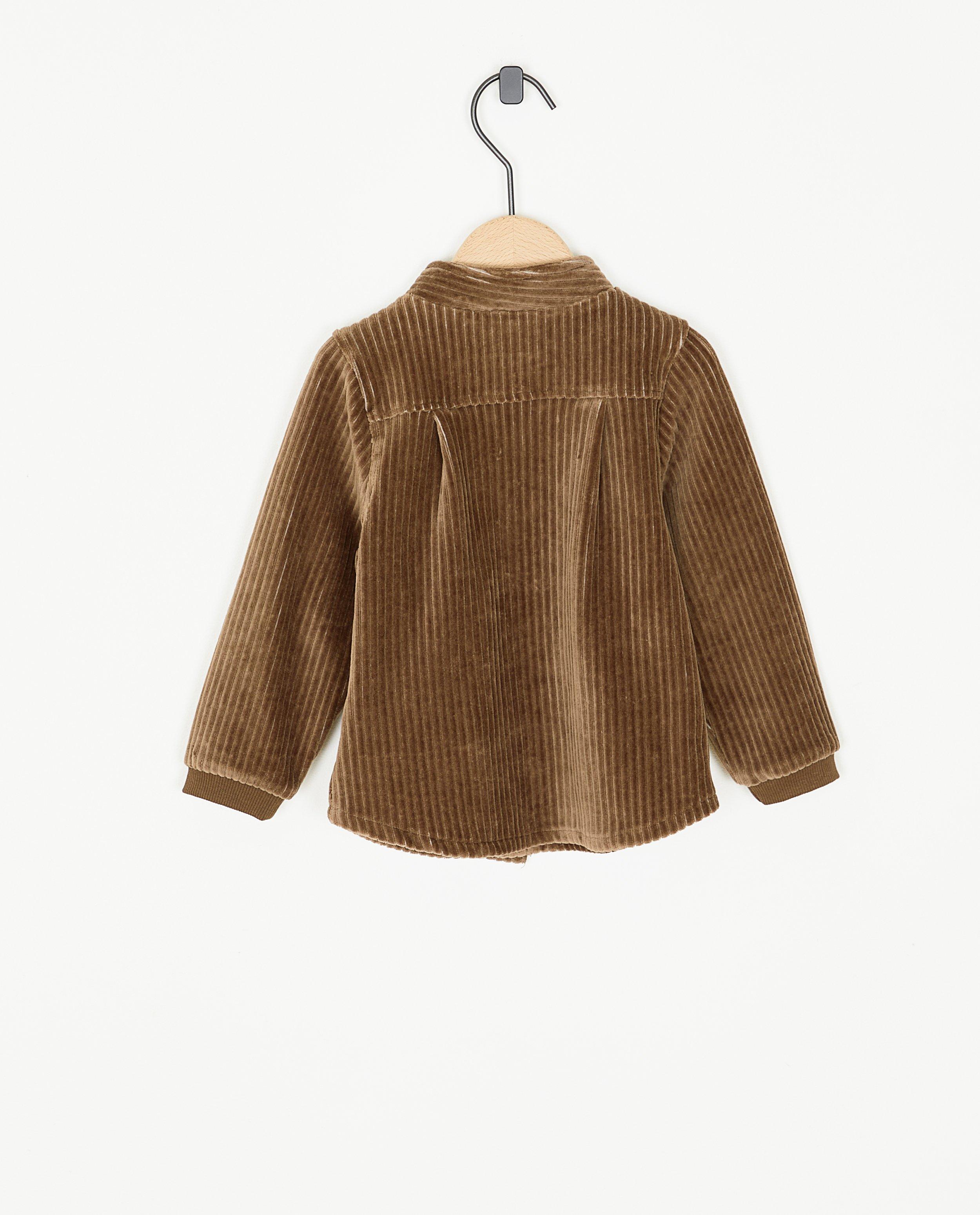 Chemises - Chemise brune en velours côtelé