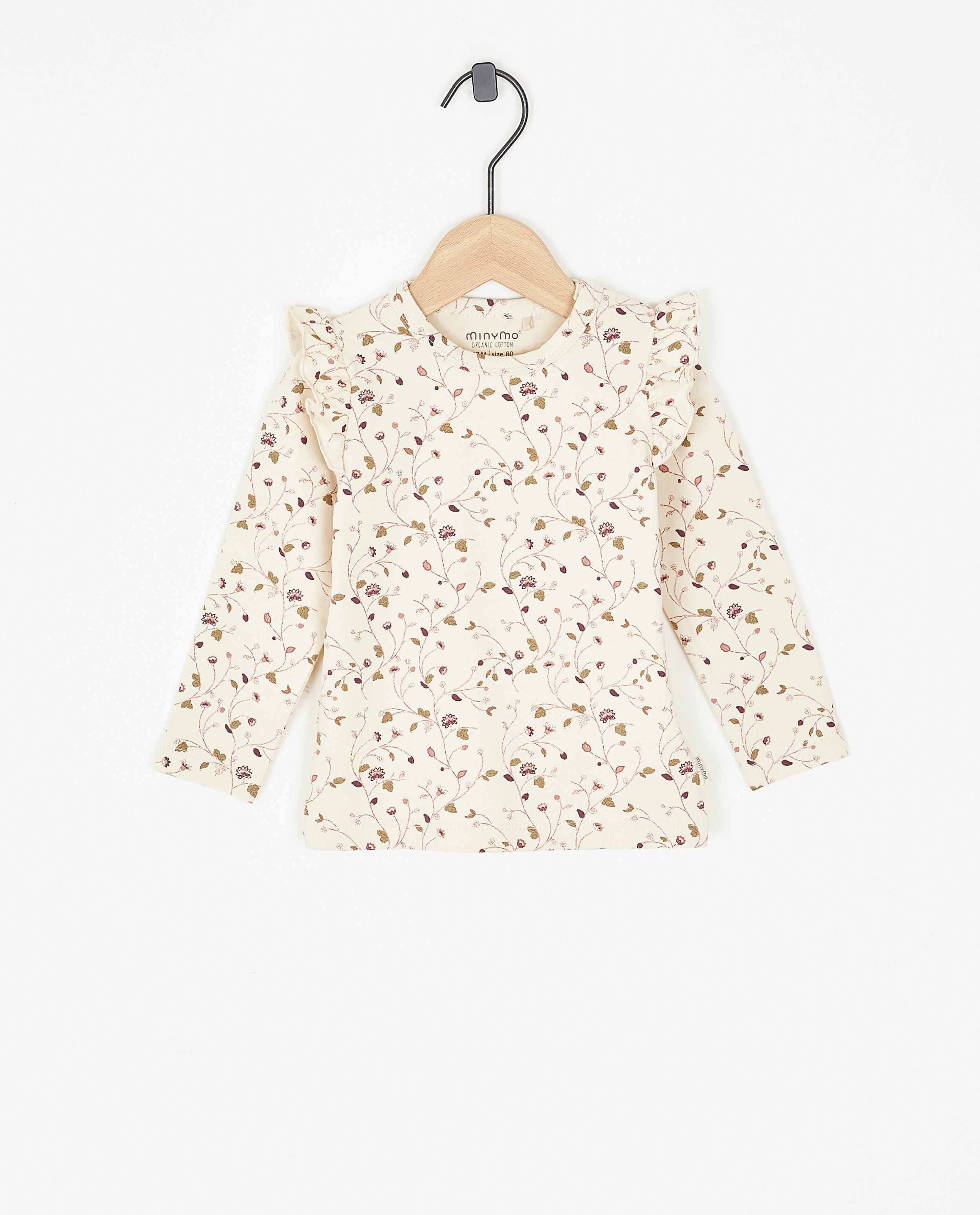 Longsleeve met bloemenprint - Product Detail - wit - afbeelding nummer 1