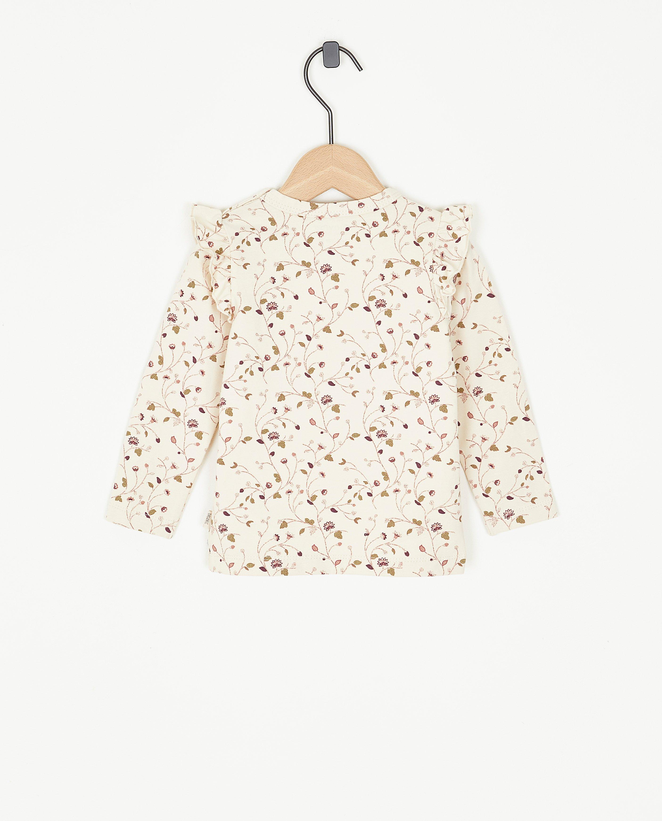 Longsleeve met bloemenprint - Product Detail - wit - afbeelding nummer 2