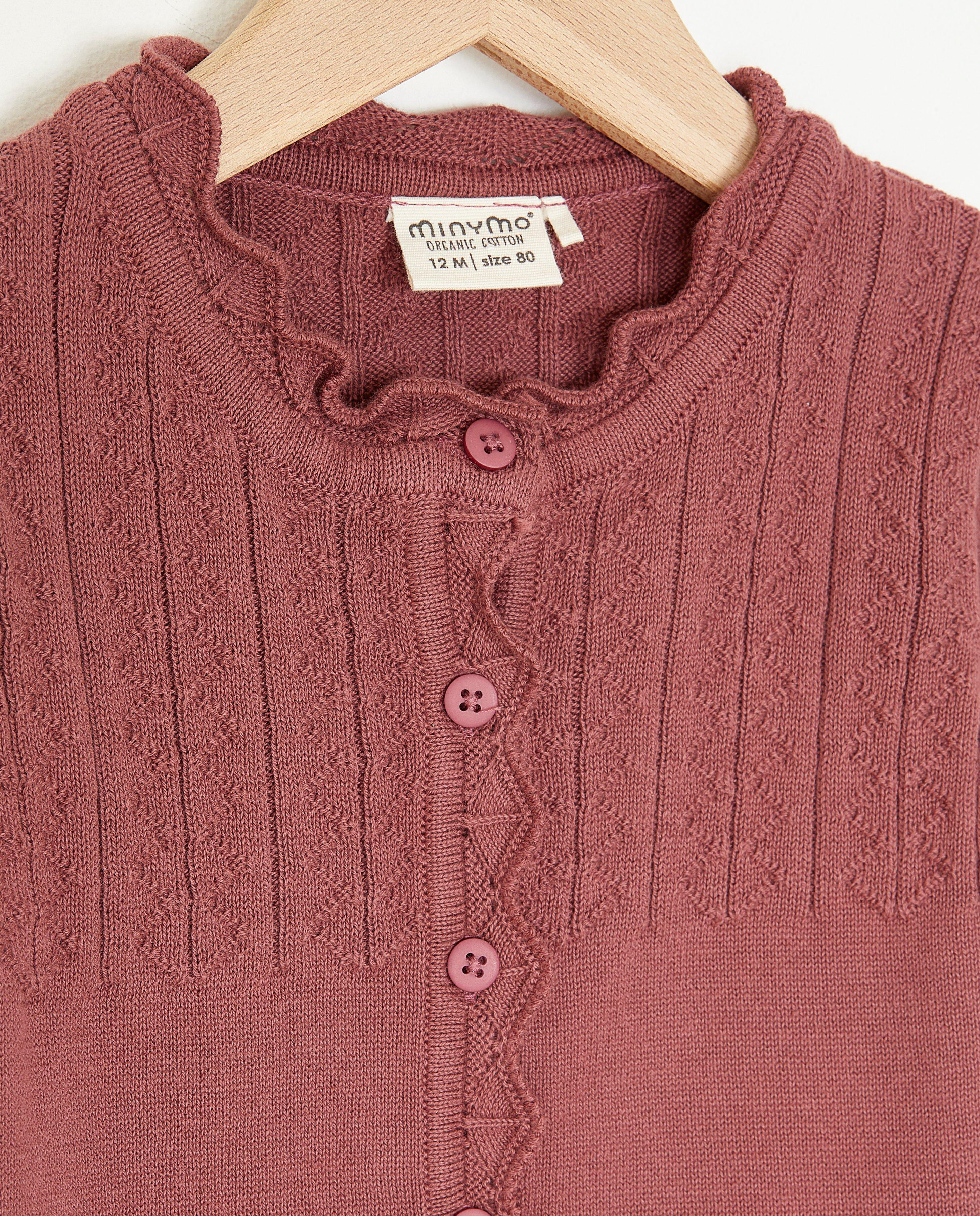 Cardigan - Cardigan met gebreid patroon