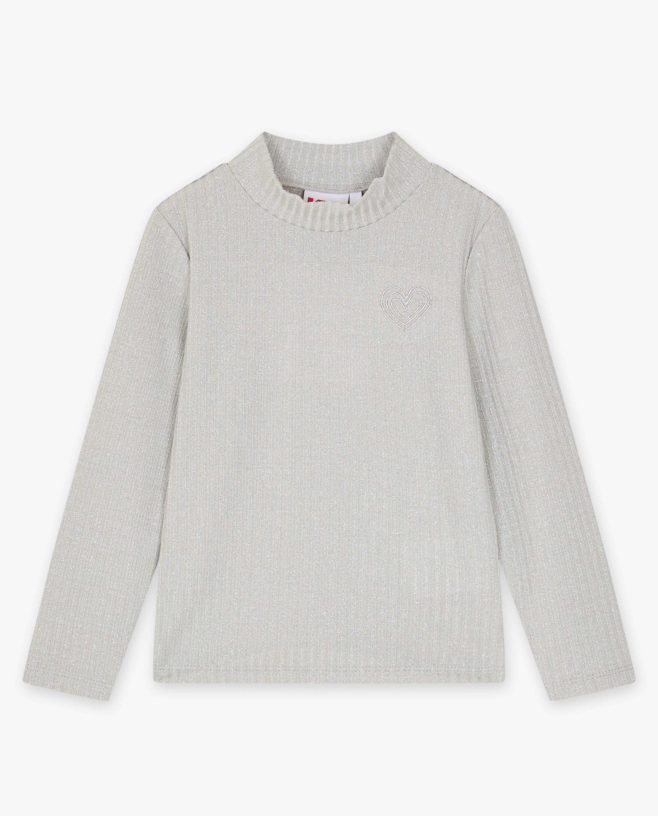 T-shirts - Longsleeve met metaaldraad
