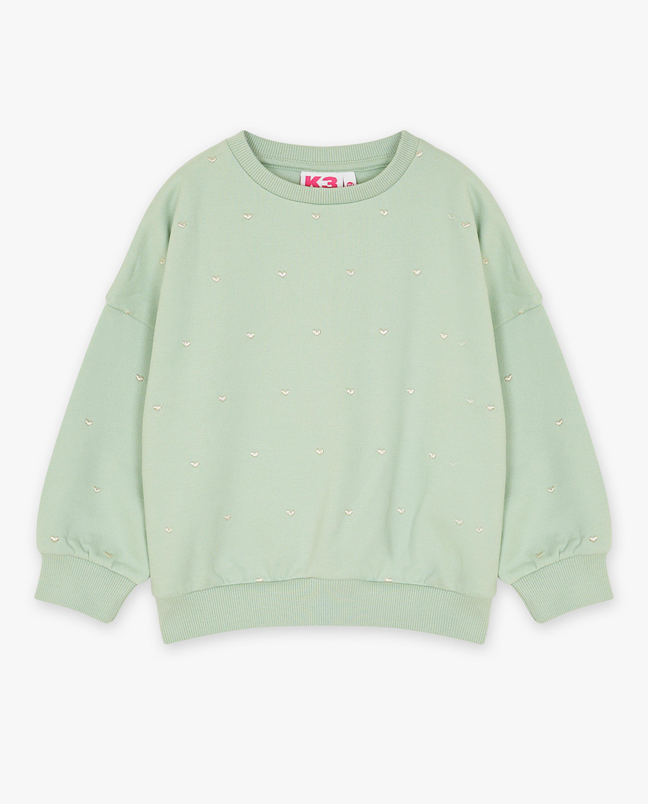 Sweaters - Sweater met geborduurde hartjes, 2-7 jaar
