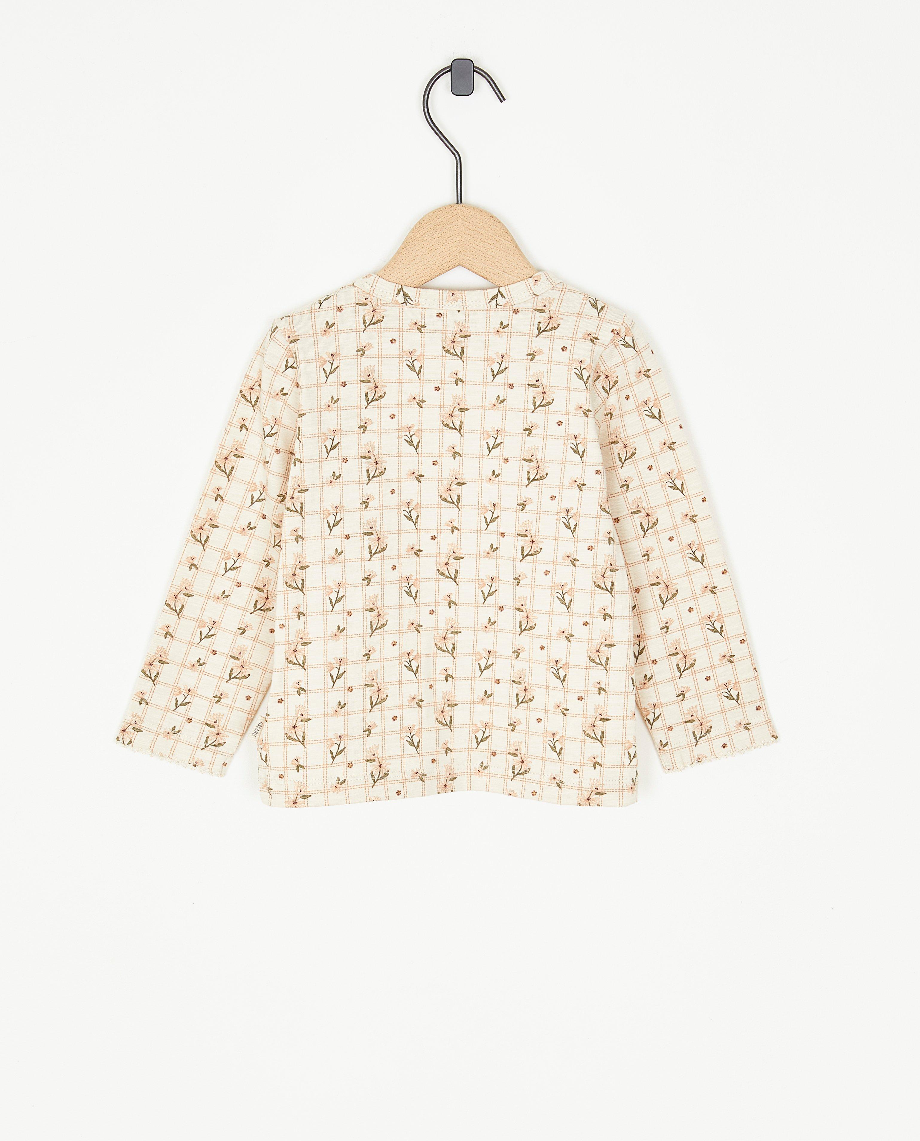 T-shirts - Longsleeve met bloemenprint