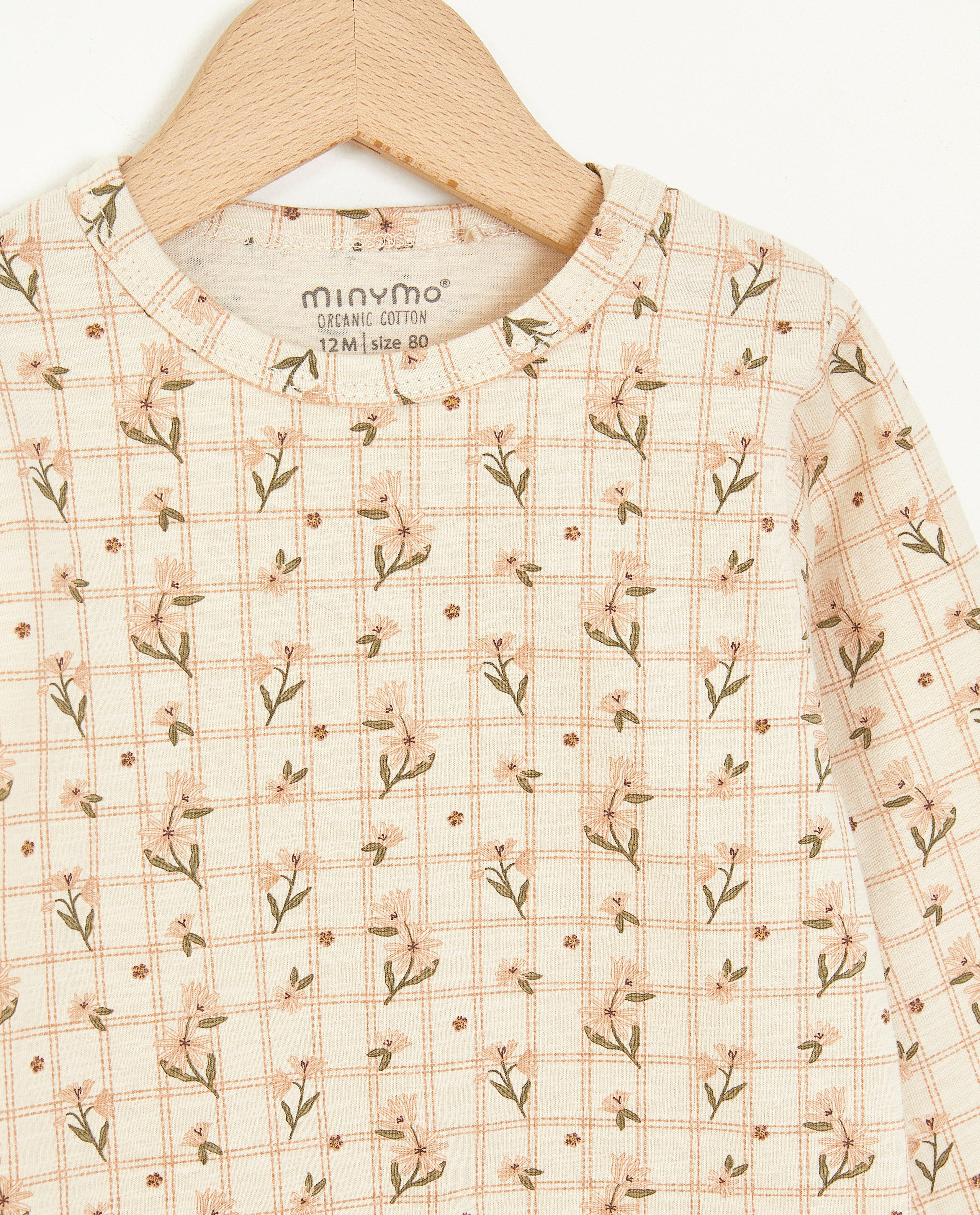 T-shirts - Longsleeve met bloemenprint