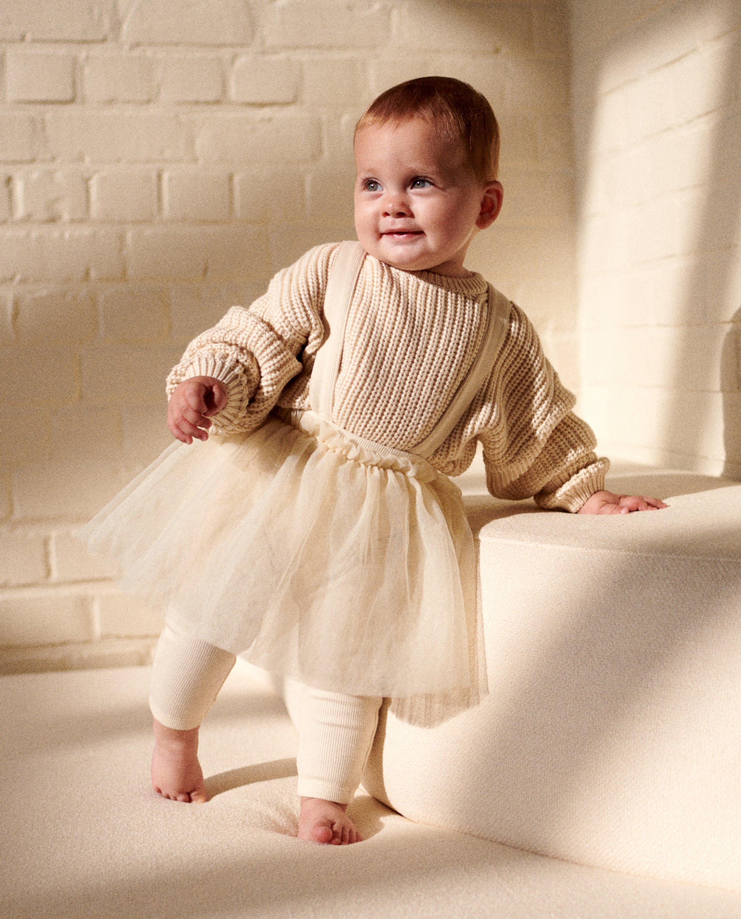 Legging met tule-rok en bretellen - null - Nanja Massy