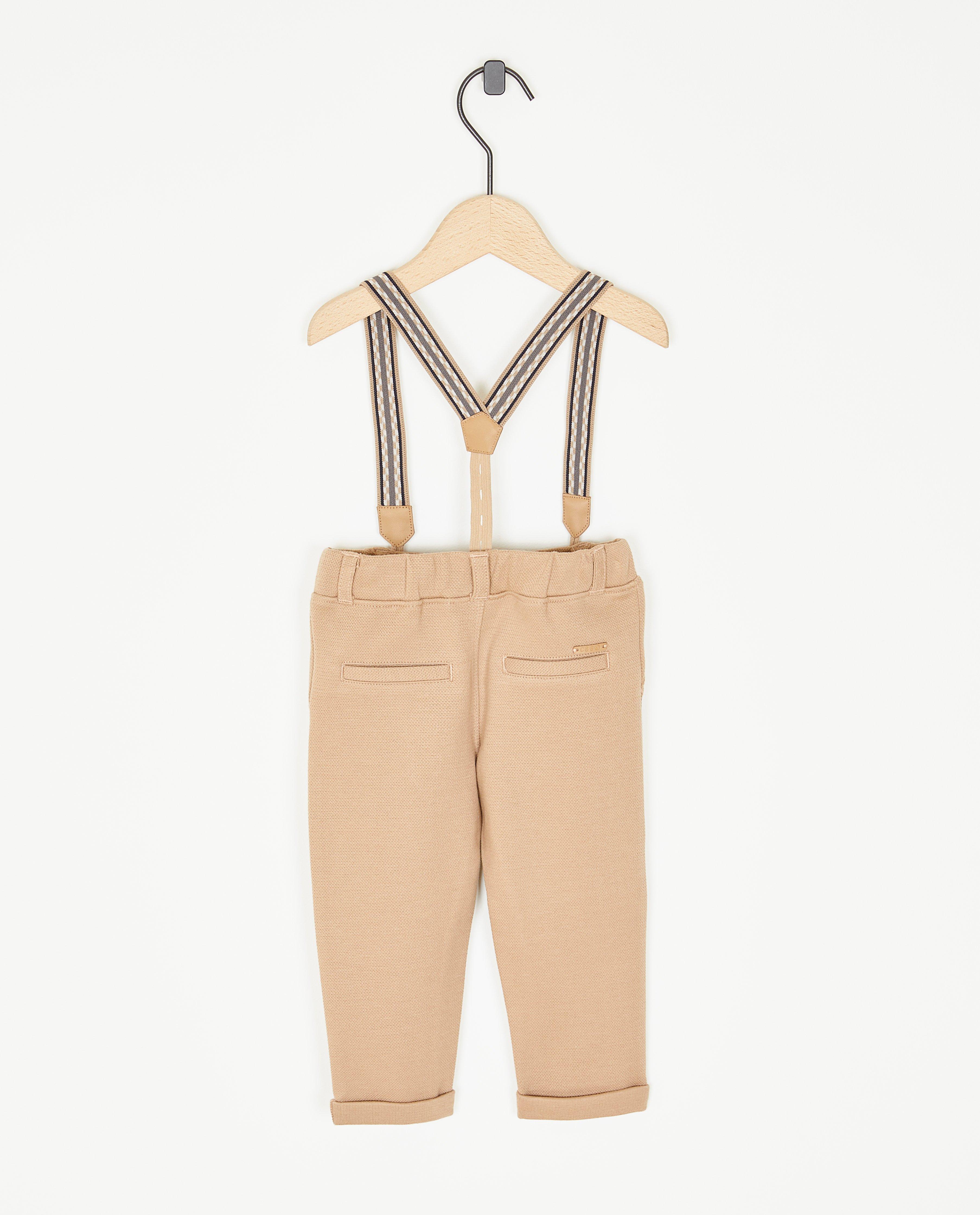 Pantalons - Pantalon avec des bretelles amovibles