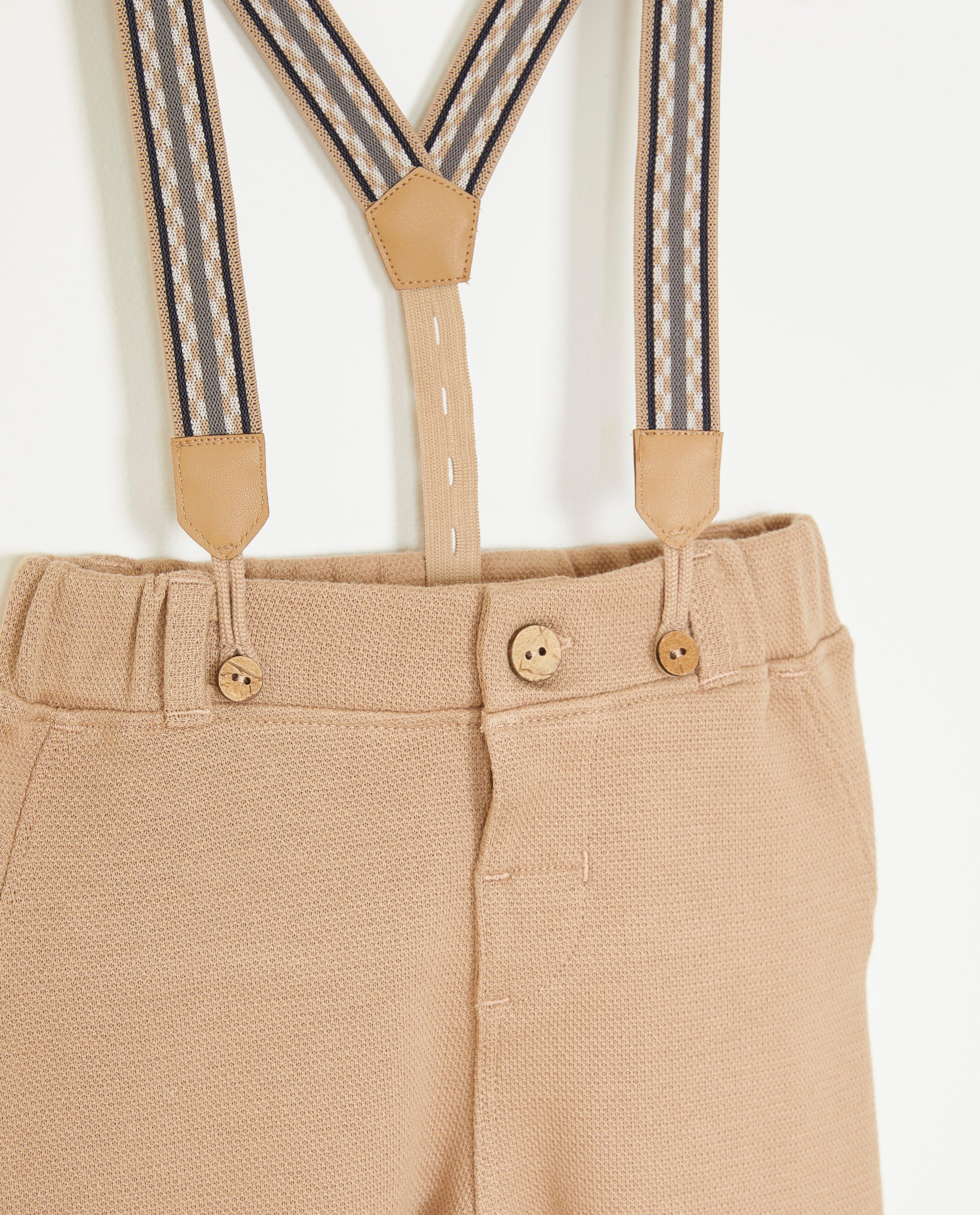 Broeken - Broek met afneembare bretellen