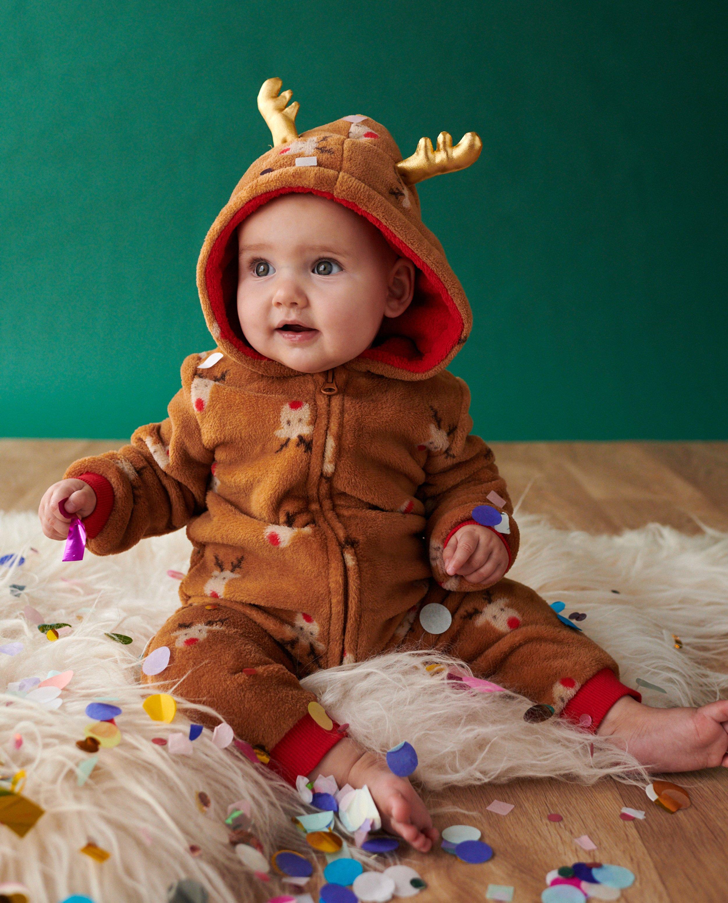 Onesie met rendierprint, baby - null - Familystories