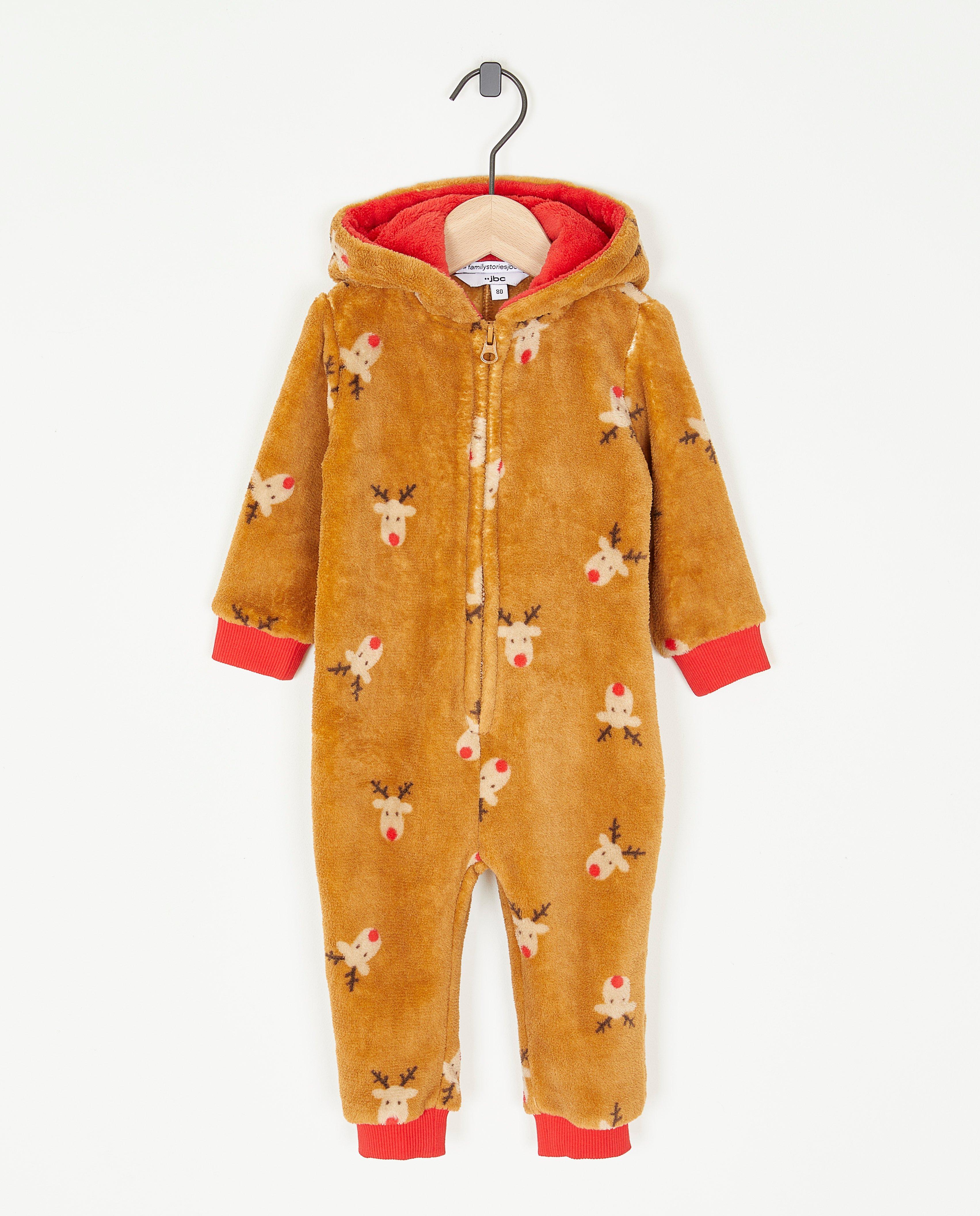 Nachtkleding - Onesie met rendierprint, baby