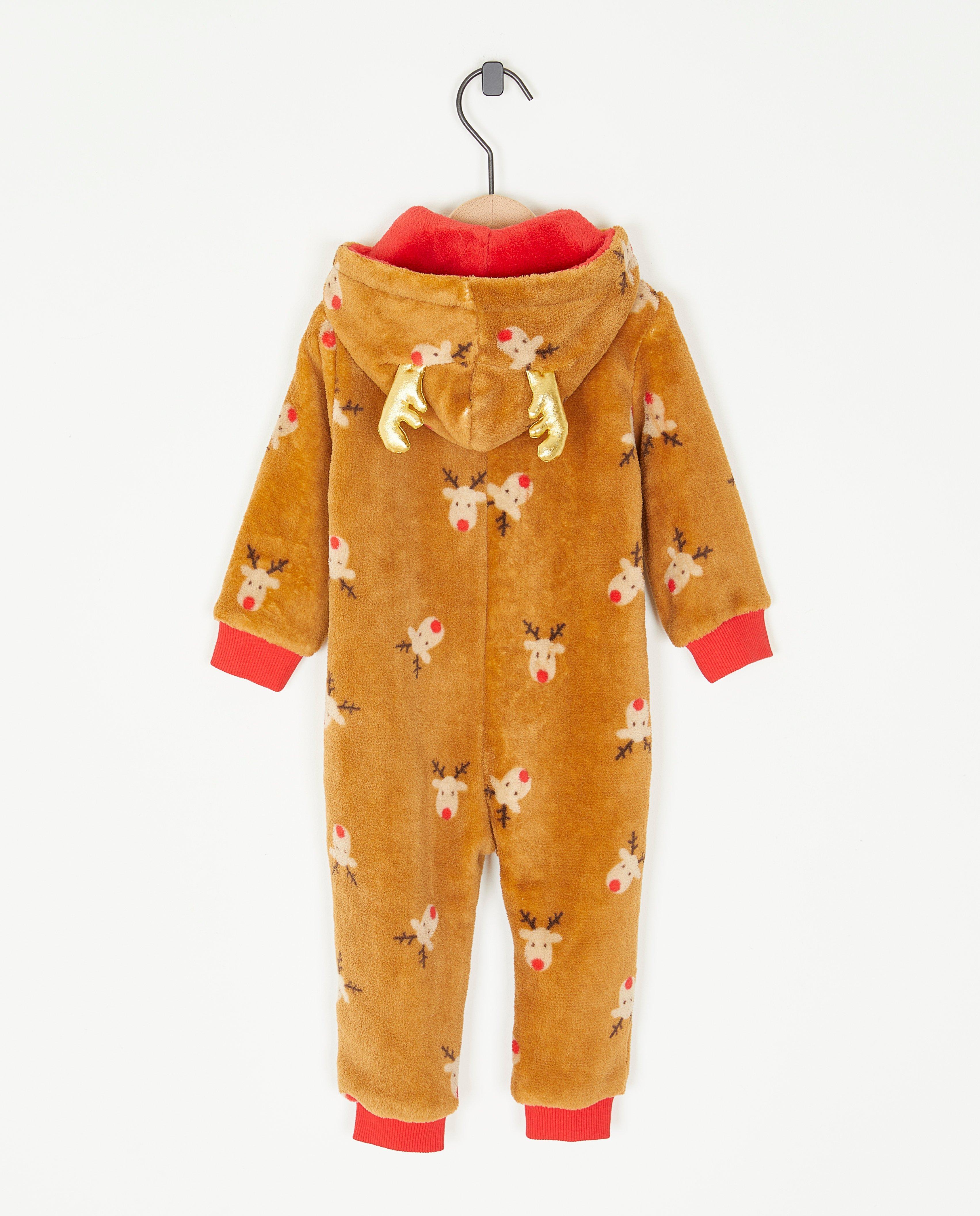 Nachtkleding - Onesie met rendierprint, baby