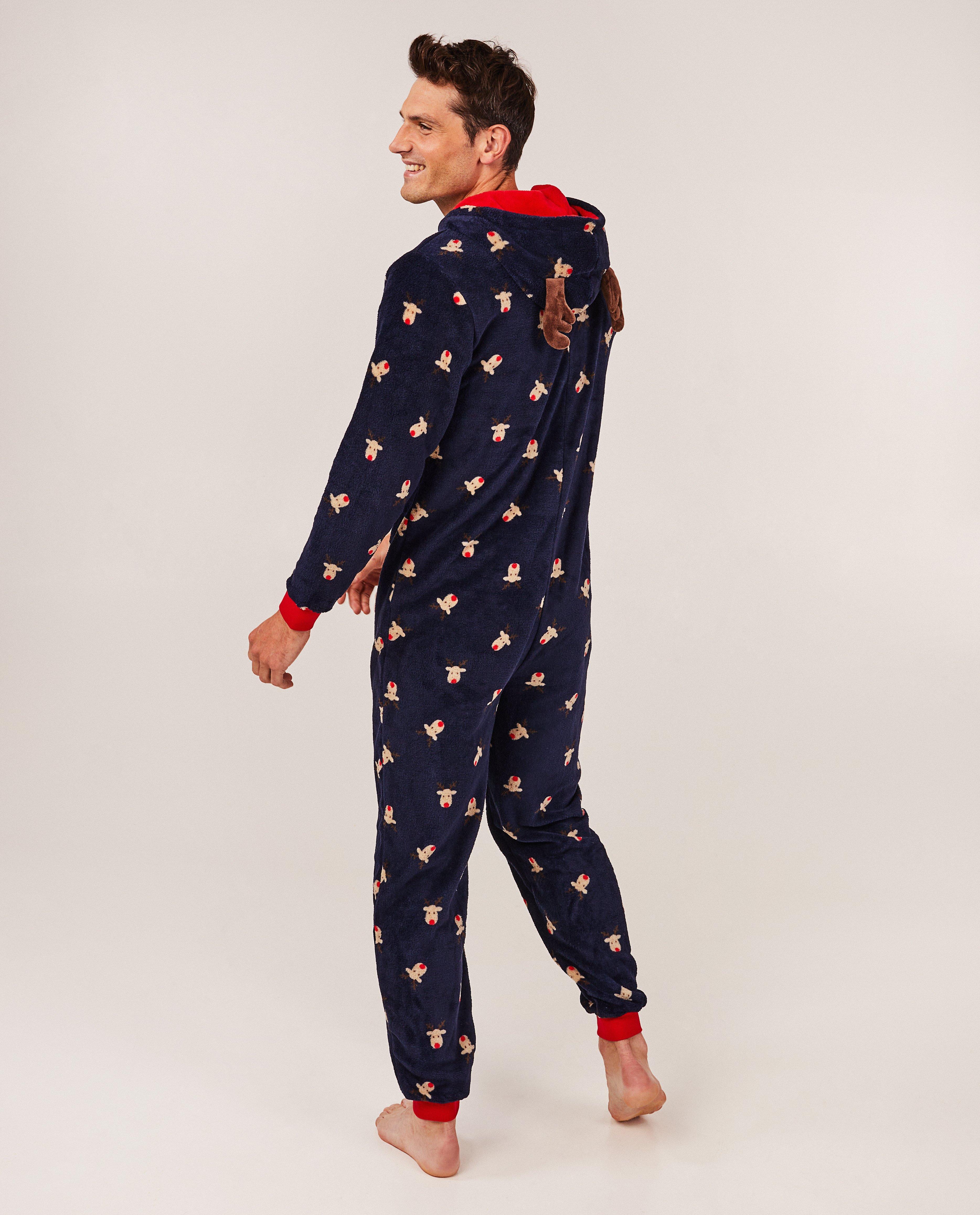 Pyjamas - Combinaison à imprimé de rennes, hommes