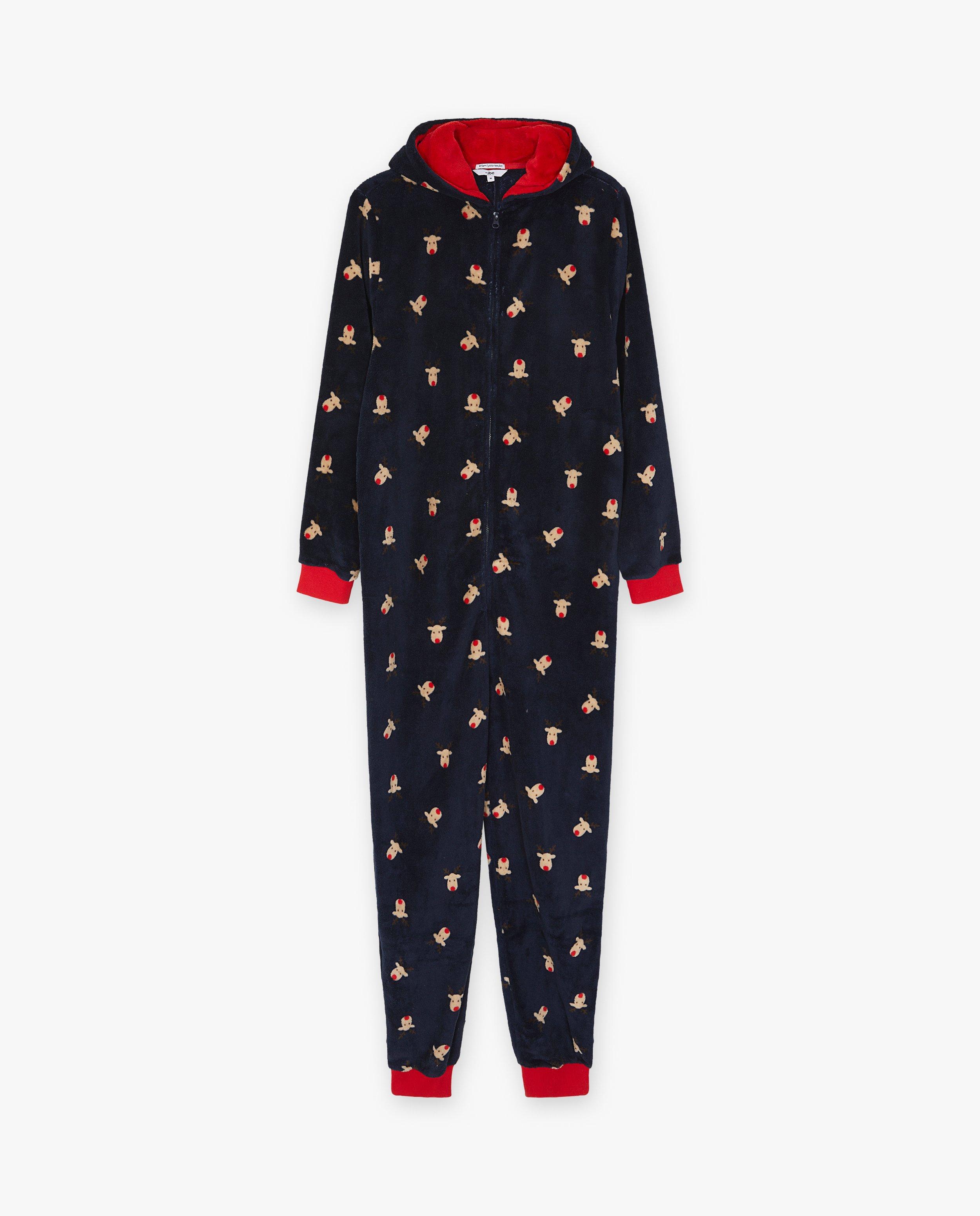 Pyjamas - Combinaison à imprimé de rennes, hommes