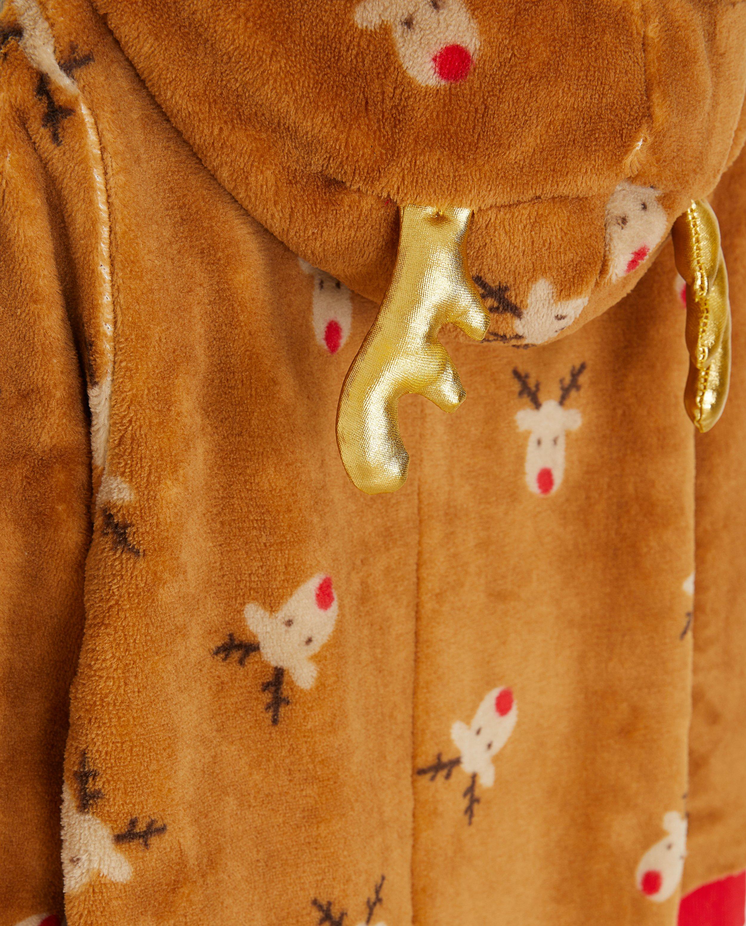 Nachtkleding - Onesie met rendierprint, 2-7 jaar