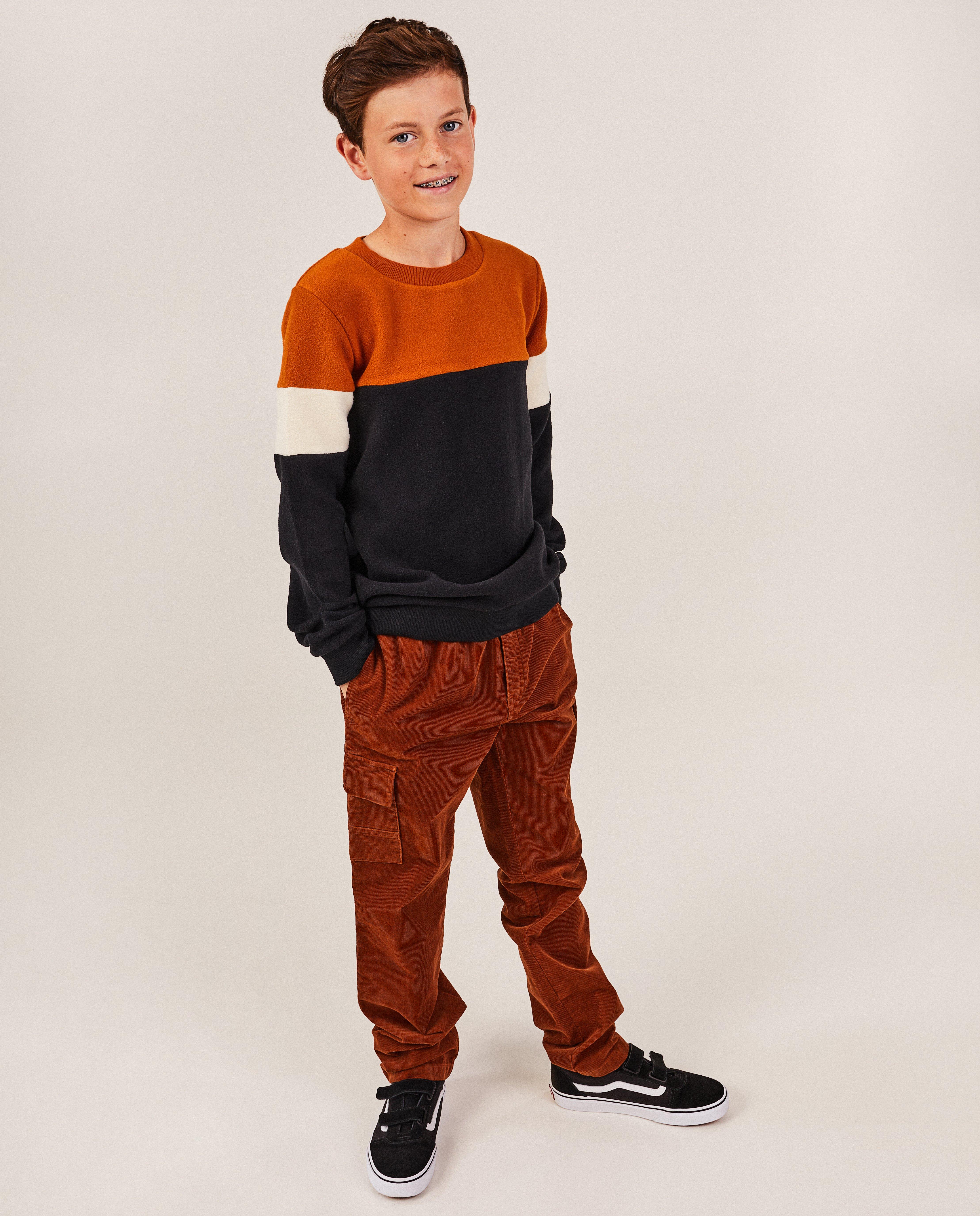 Broek van fijn ribfluweel, cargo fit - Product Detail - beige - afbeelding nummer 1