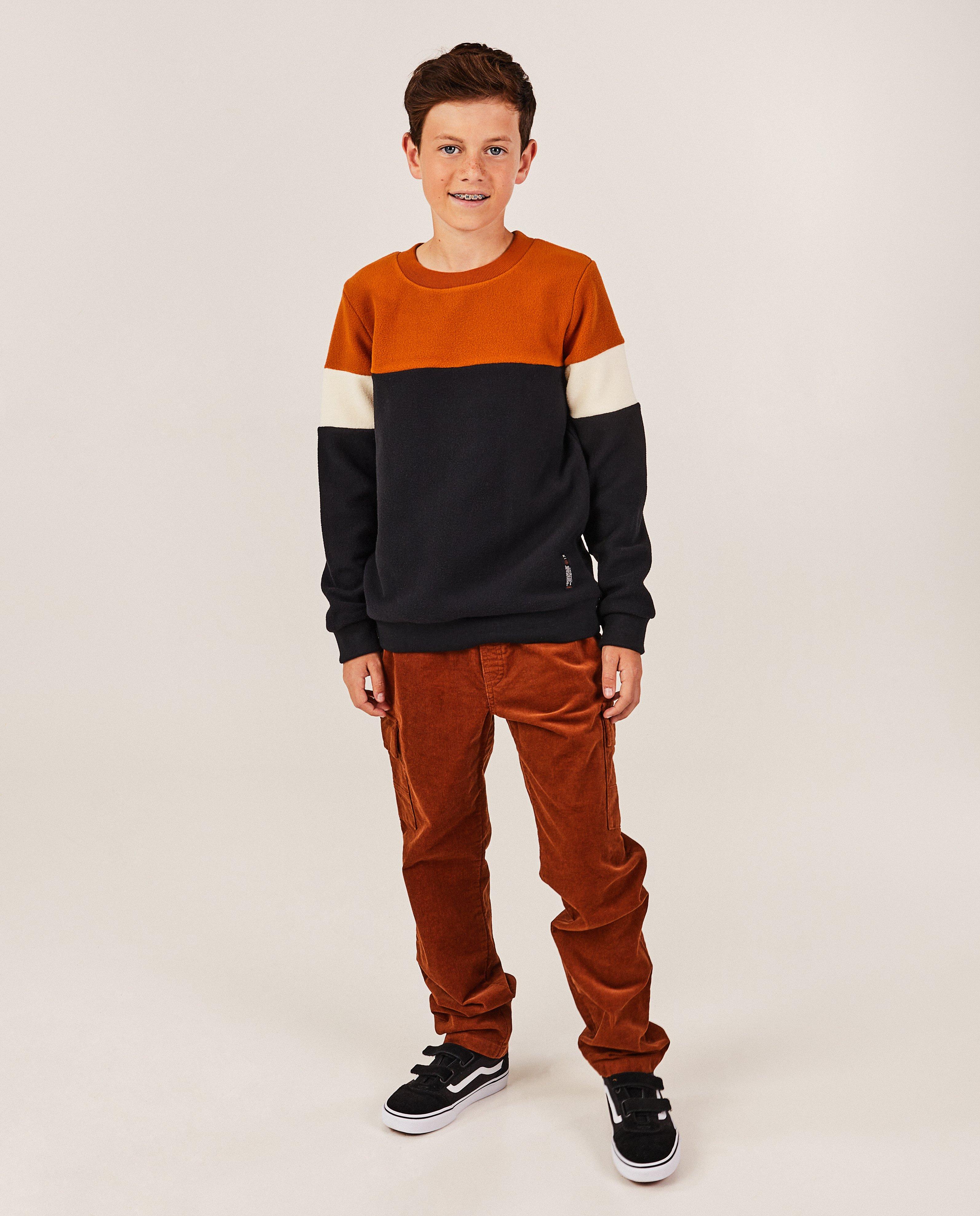 Pantalons - Pantalon en velours côtelé, coupe cargo