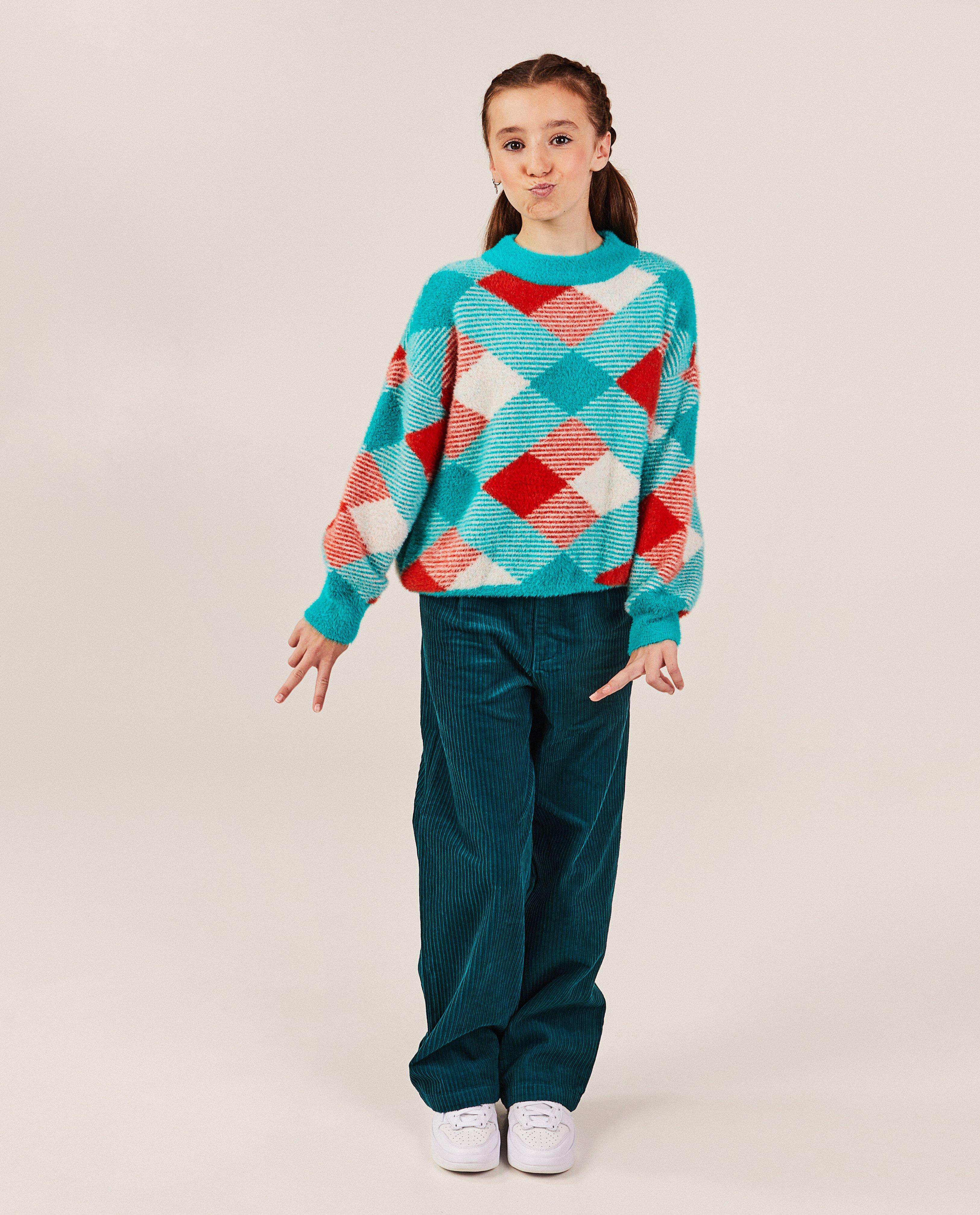 Pantalon vert en velours côtelé, 7-14 ans - null - Hampton Bays
