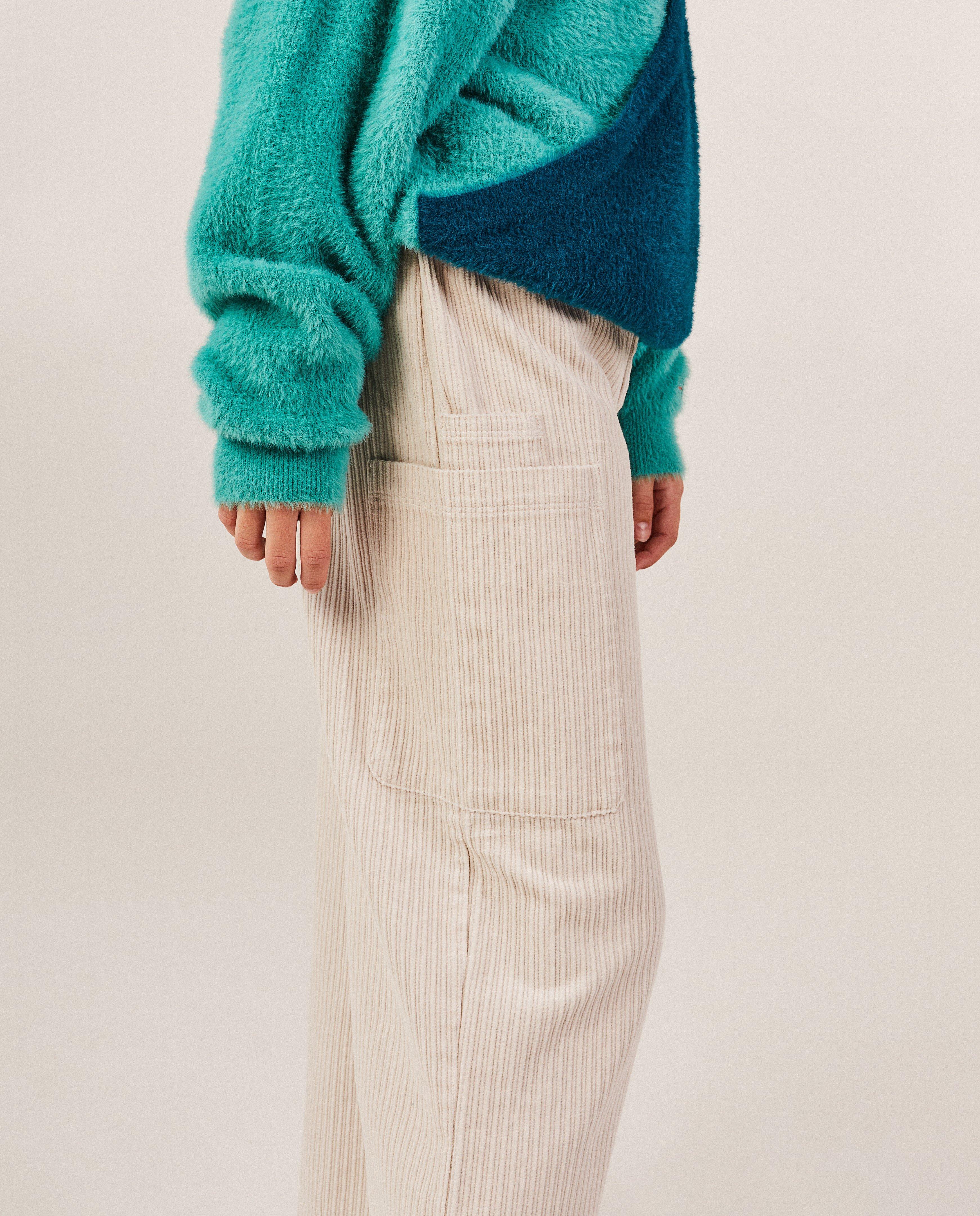 Pantalons - Pantalon en velours côtelé, coupe cargo, 7-14 ans