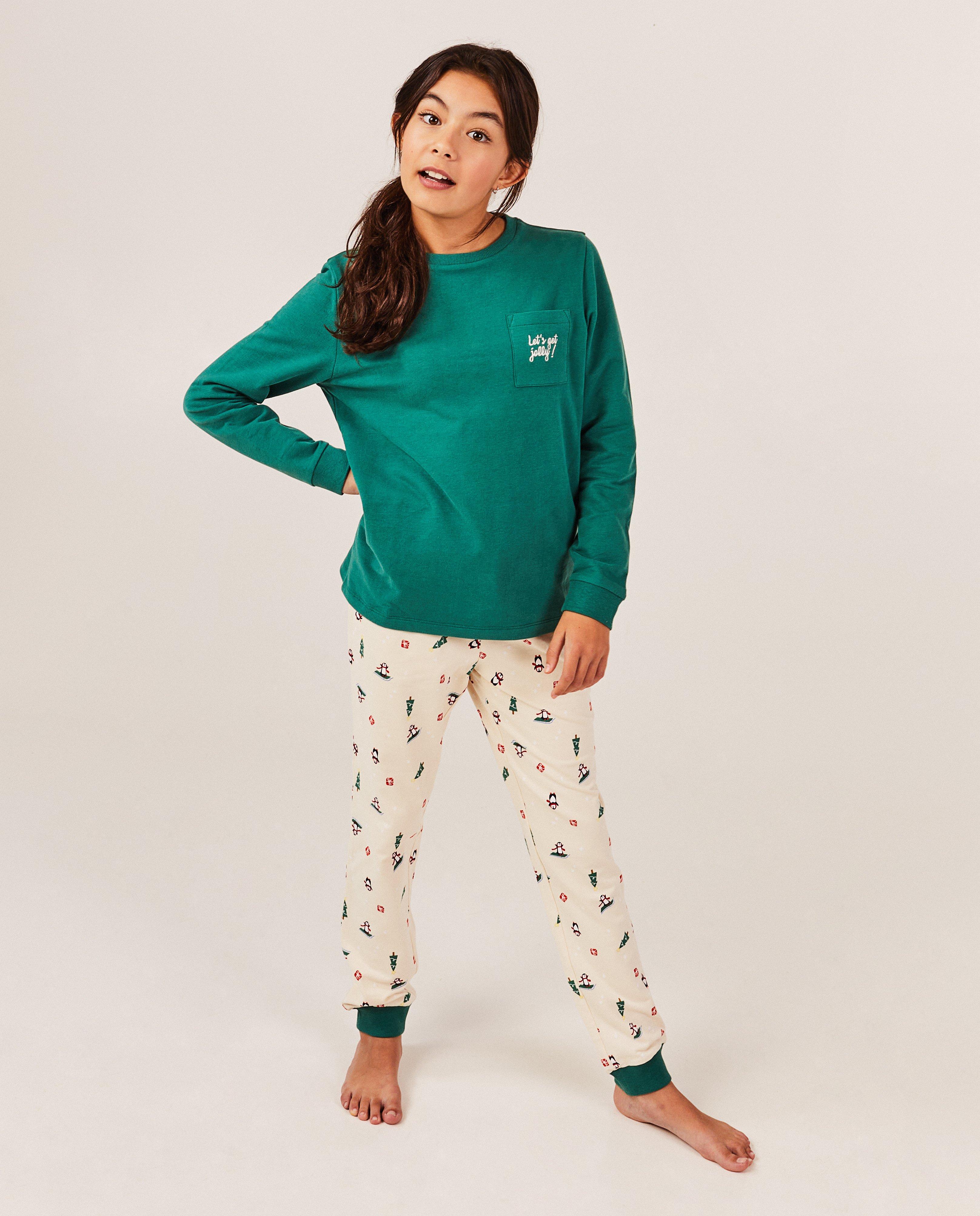 Nachtkleding - Pyjama met print, 7-14 jaar
