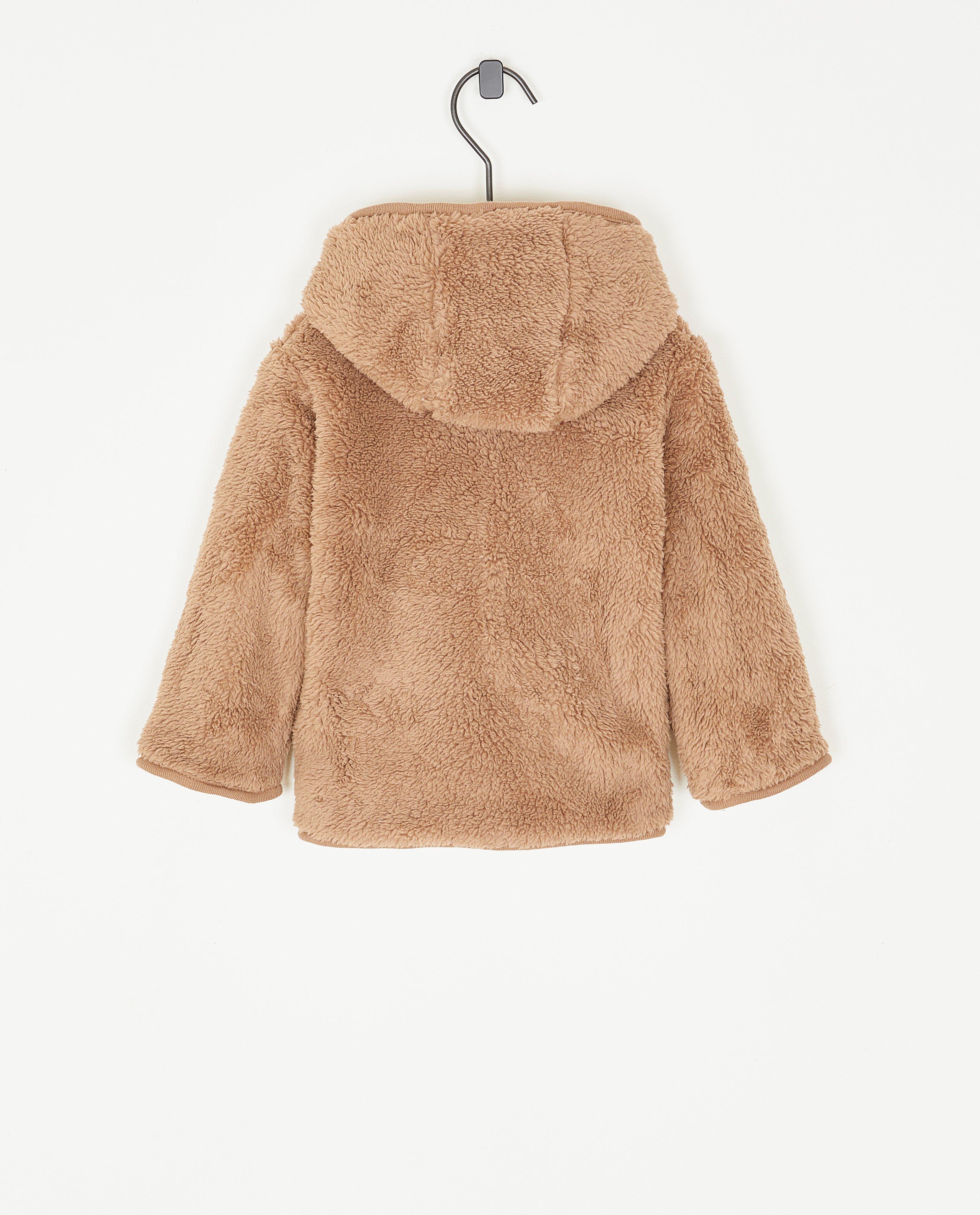 Omkeerbare teddy jas - Product Detail - beige - afbeelding nummer 4