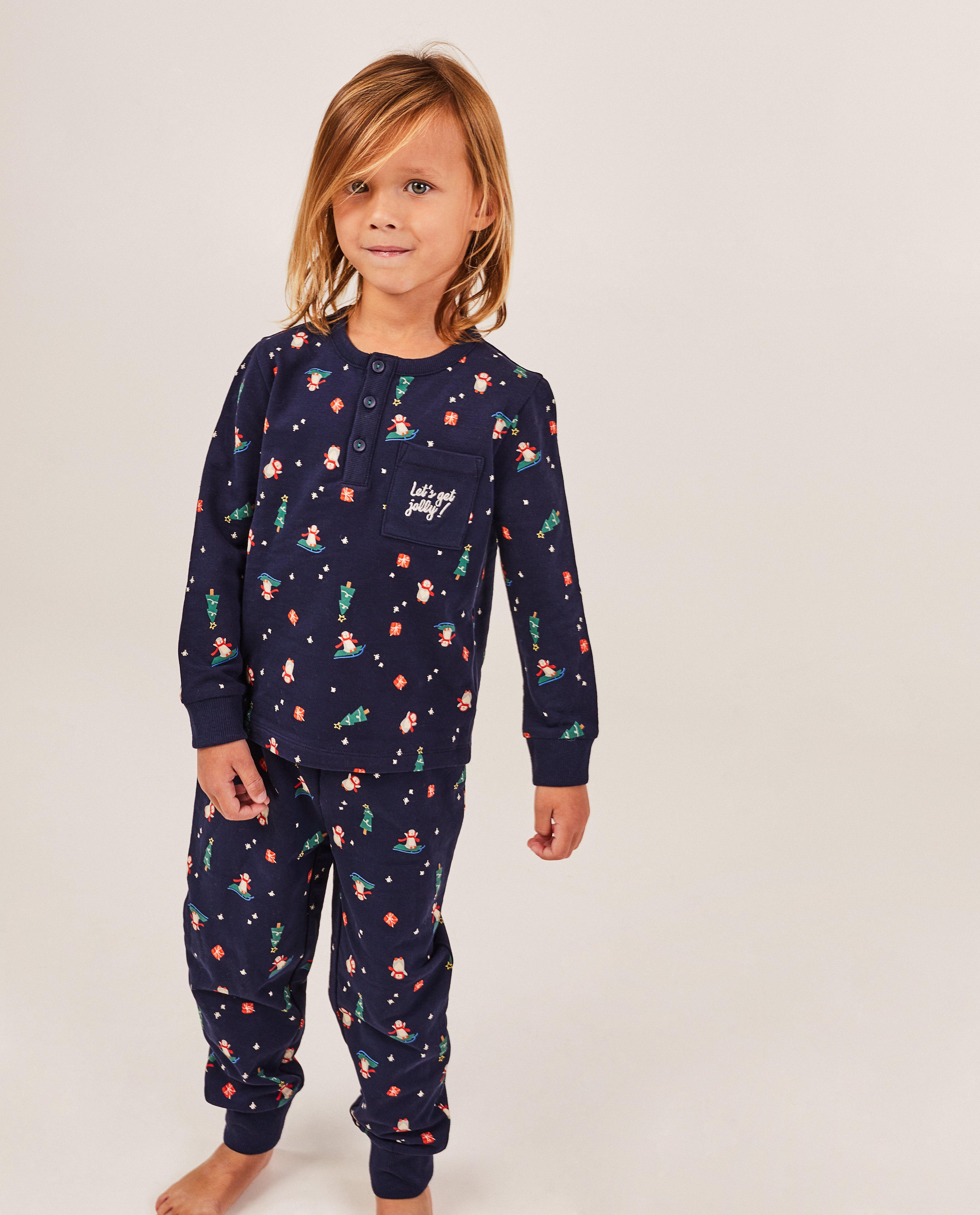 Pyjama met kerstprint, 2-7 jaar - Product Detail - donkerblauw - afbeelding nummer 1