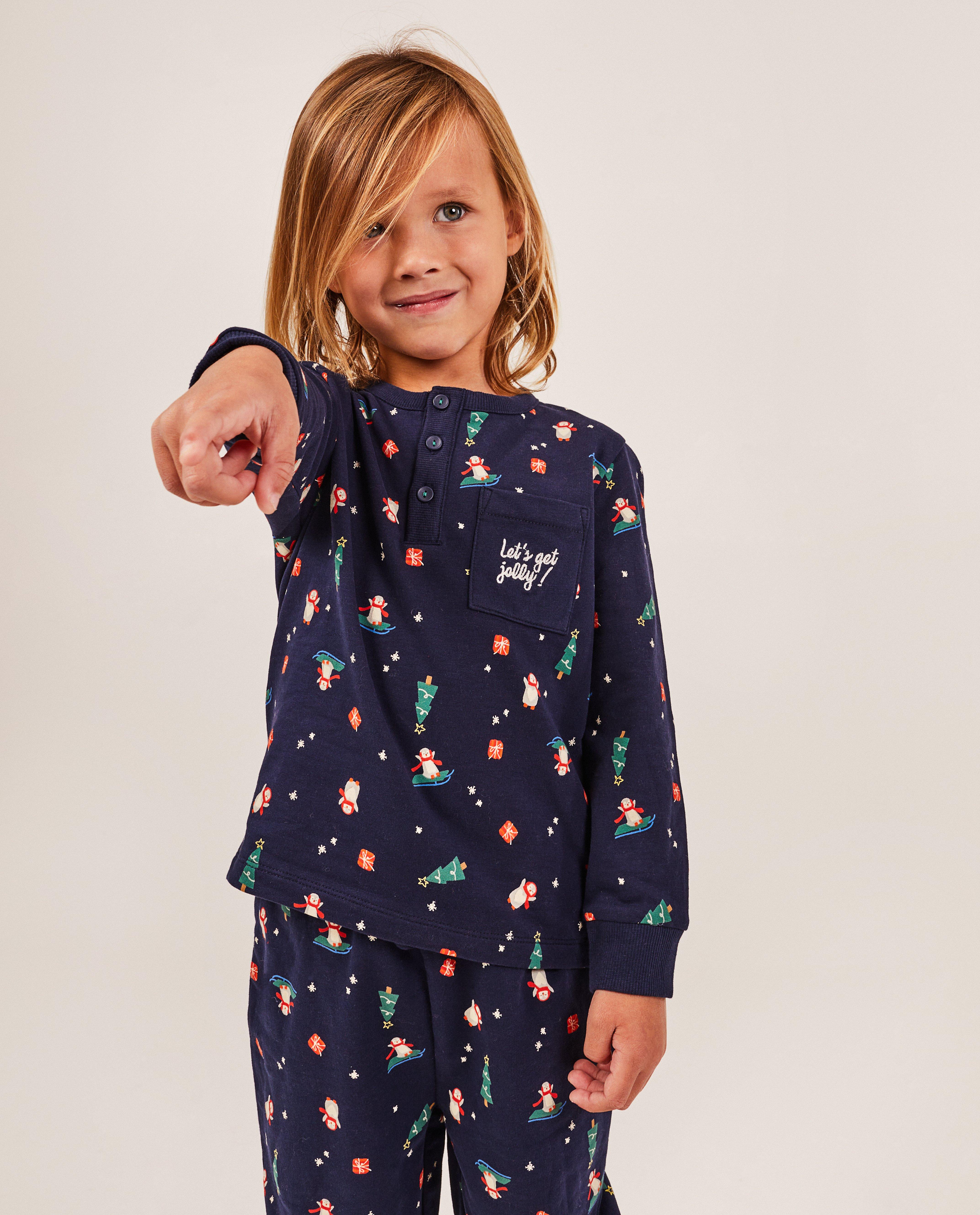 Pyjamas - Pyjama à imprimé de Noël, 2-7 ans