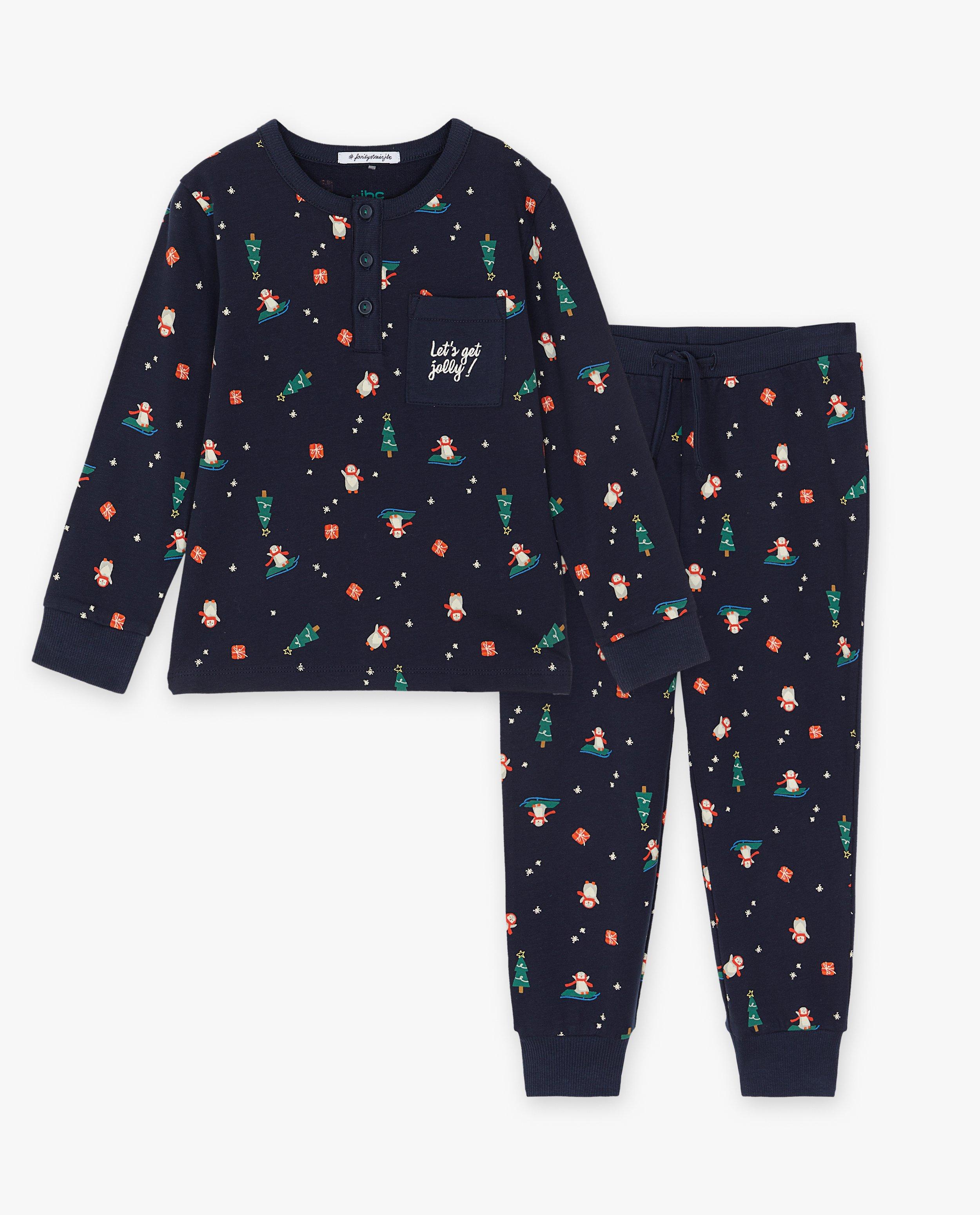 Pyjamas - Pyjama à imprimé de Noël, 2-7 ans