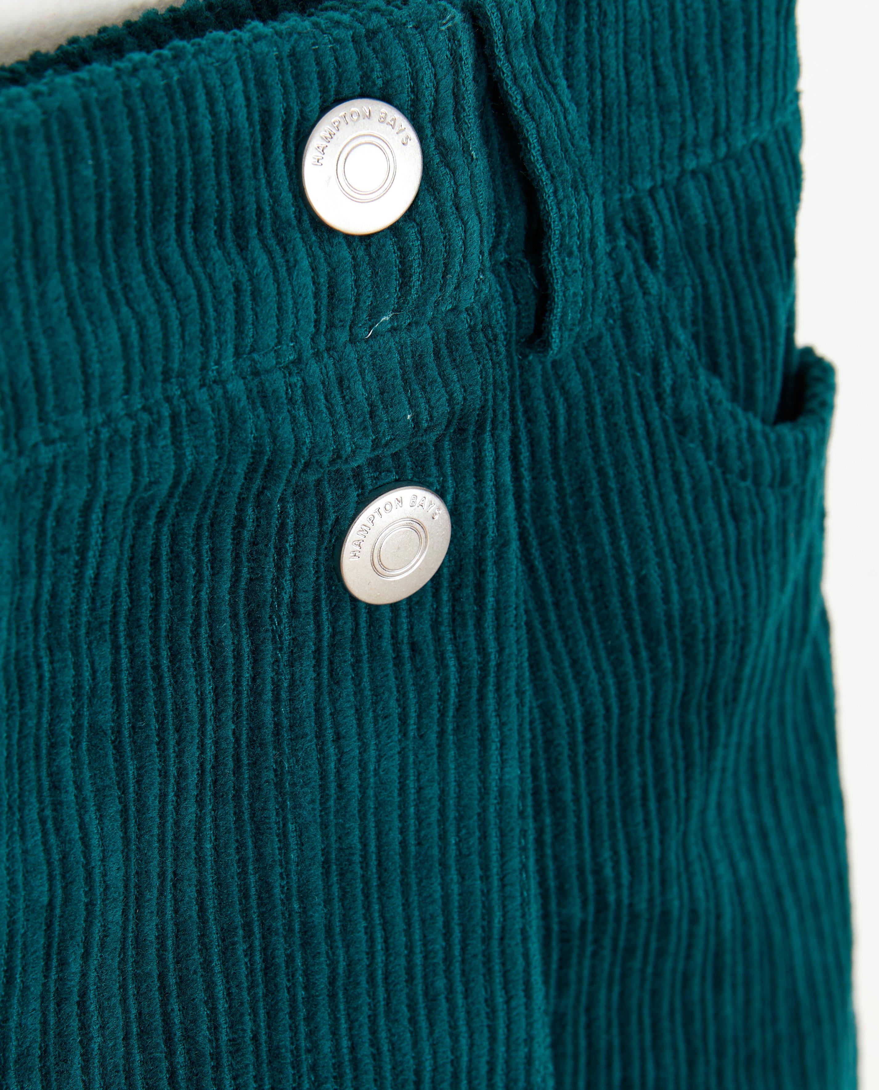 Rokken - Groene skort van ribfluweel
