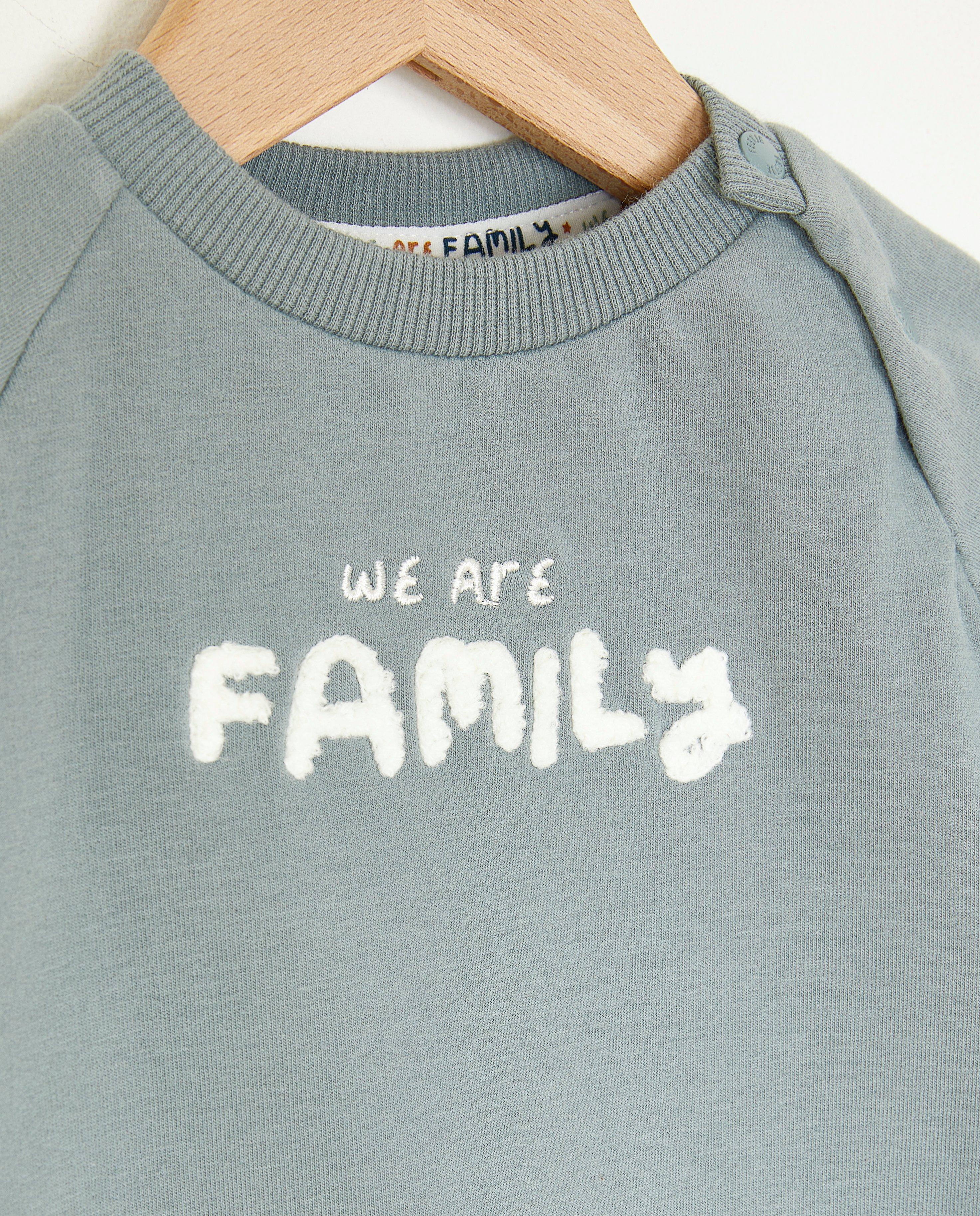Sweats - Sweat vert avec une inscription