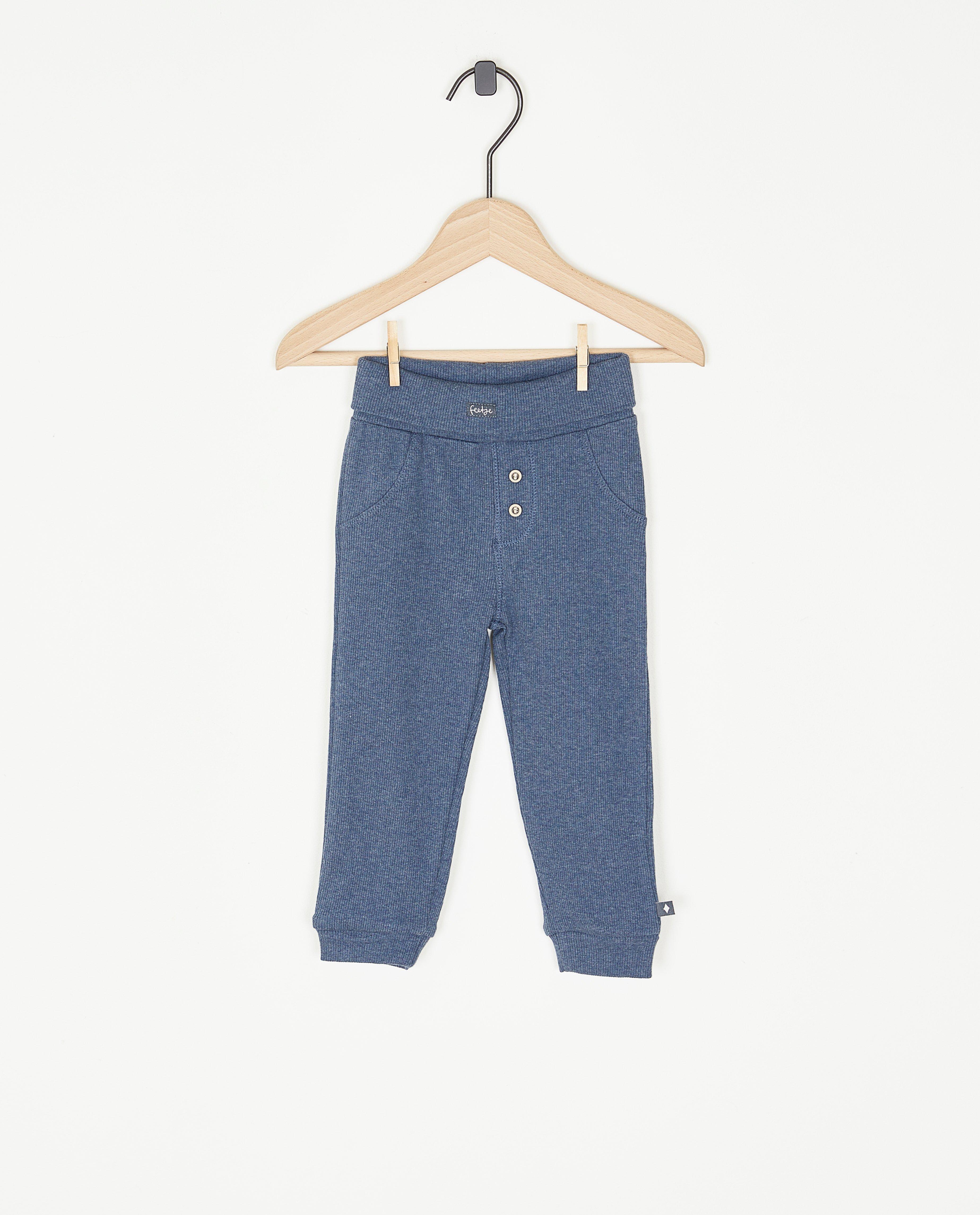 Pantalon bleu côtelé - null - Feetje