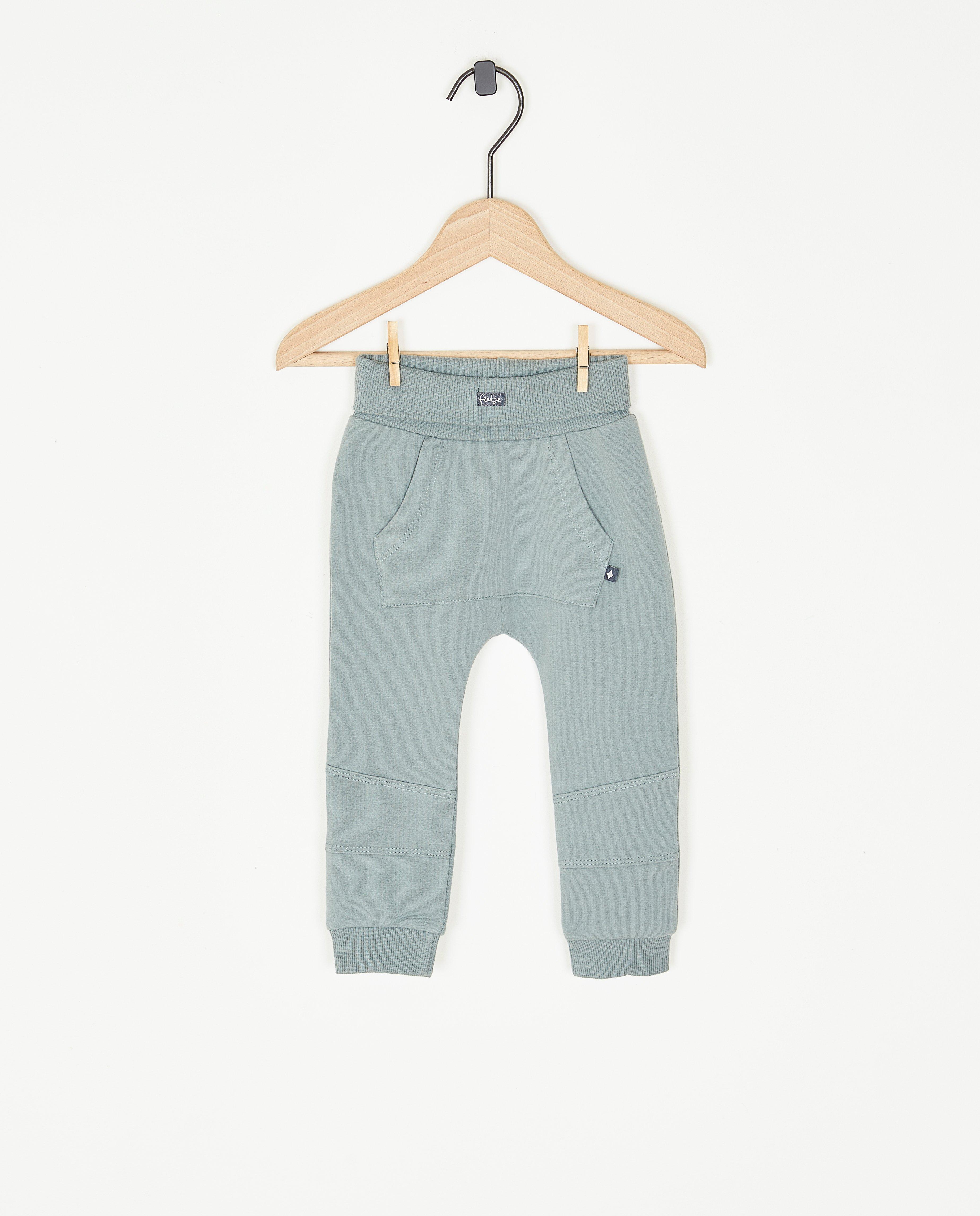 Groene broek met siernaden - null - Feetje