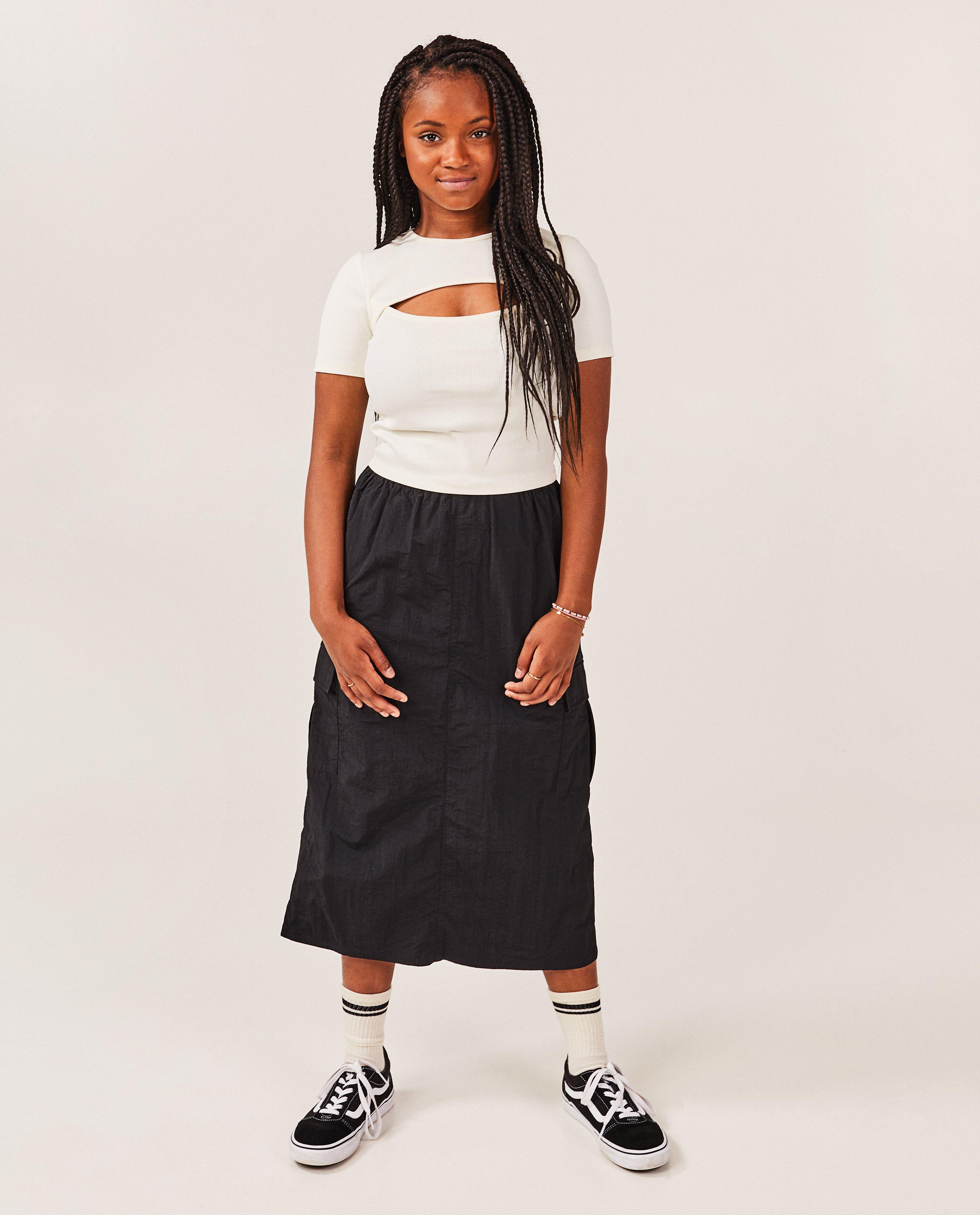 T-shirt met cut-out - null - Groggy