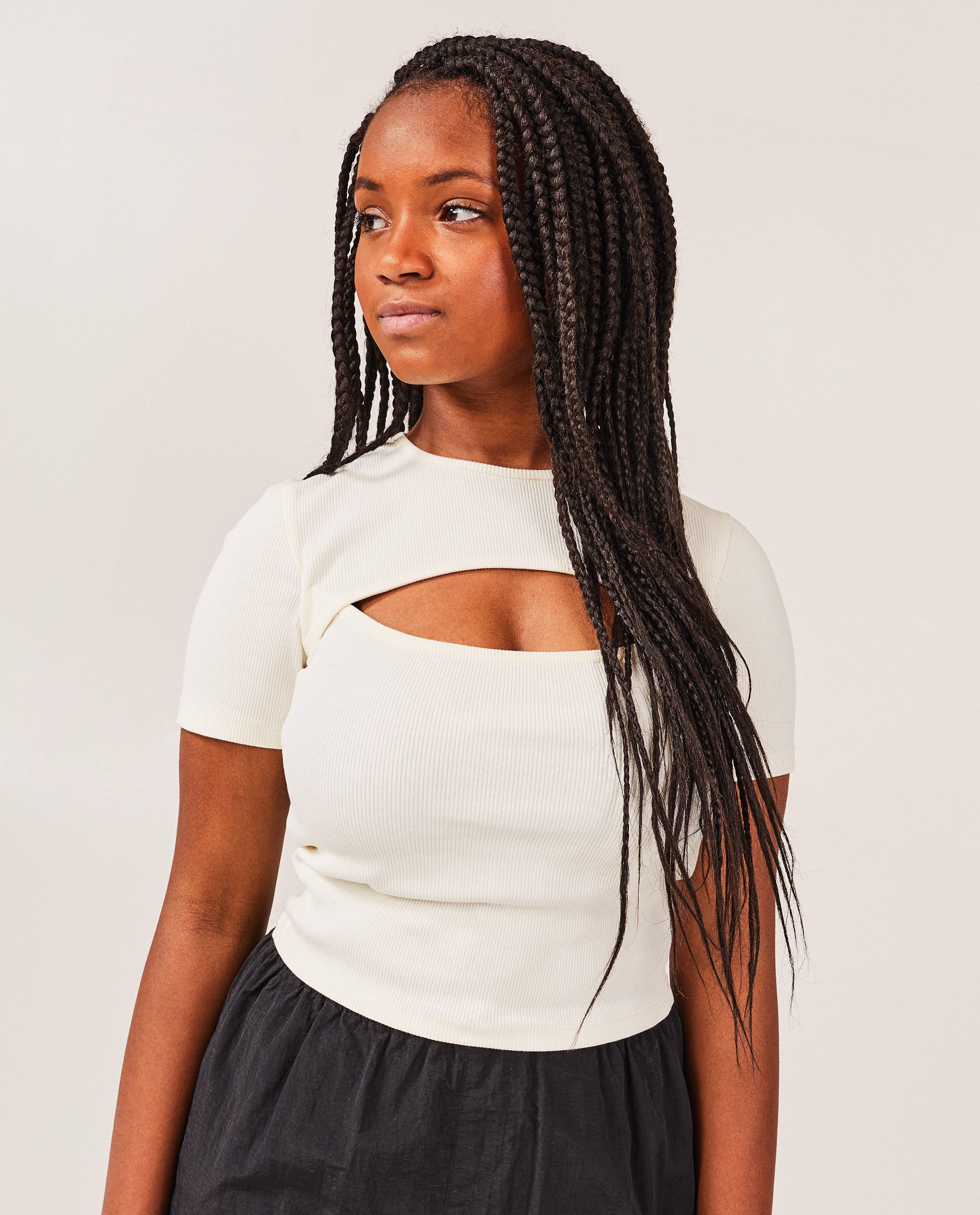 T-shirts - T-shirt met cut-out