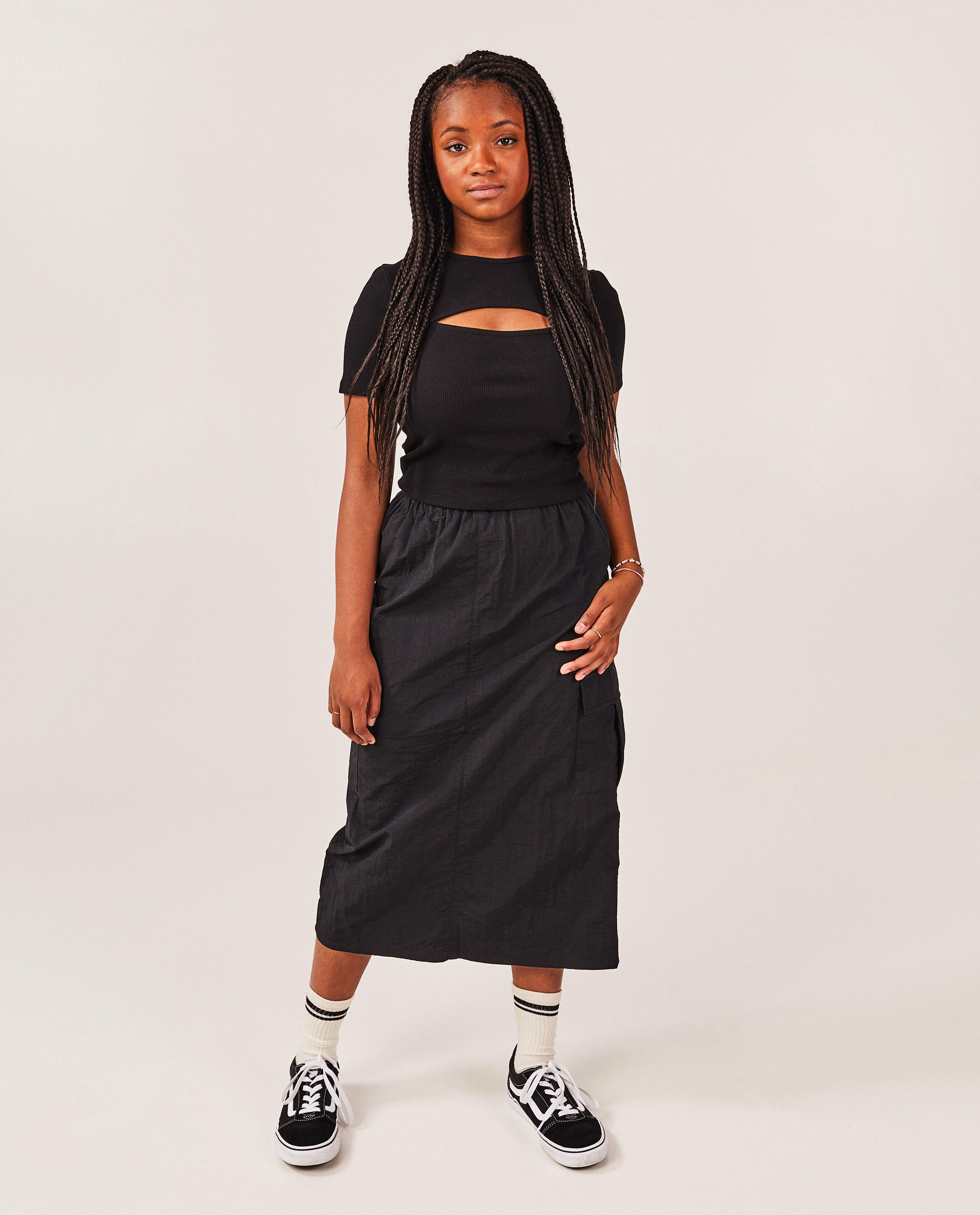 T-shirt met cut-out - null - Groggy