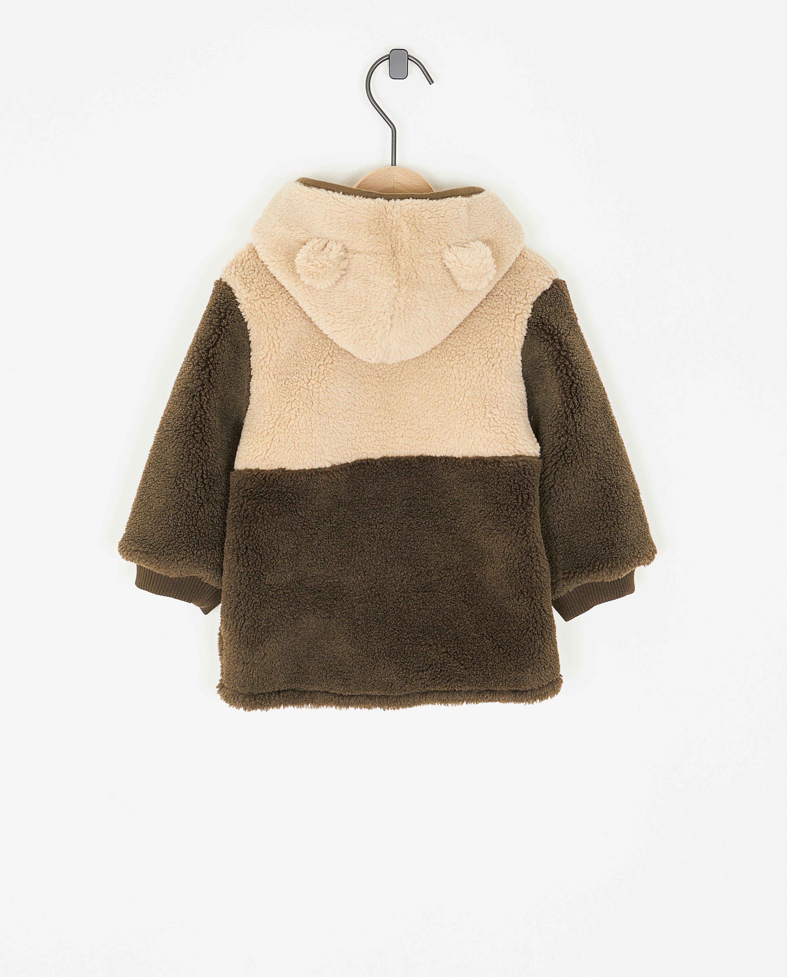Jassen - Teddy jas met color block
