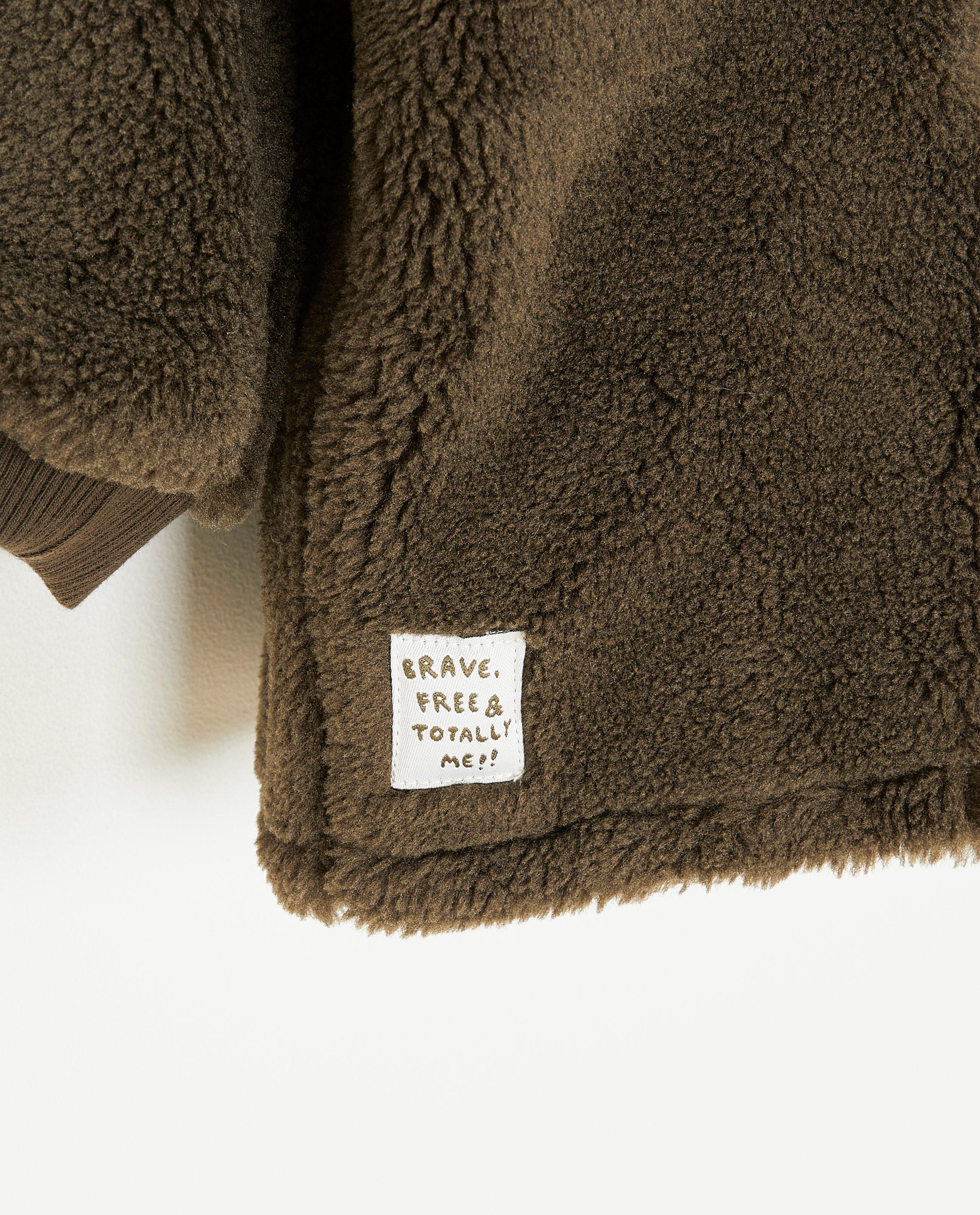 Jassen - Teddy jas met color block