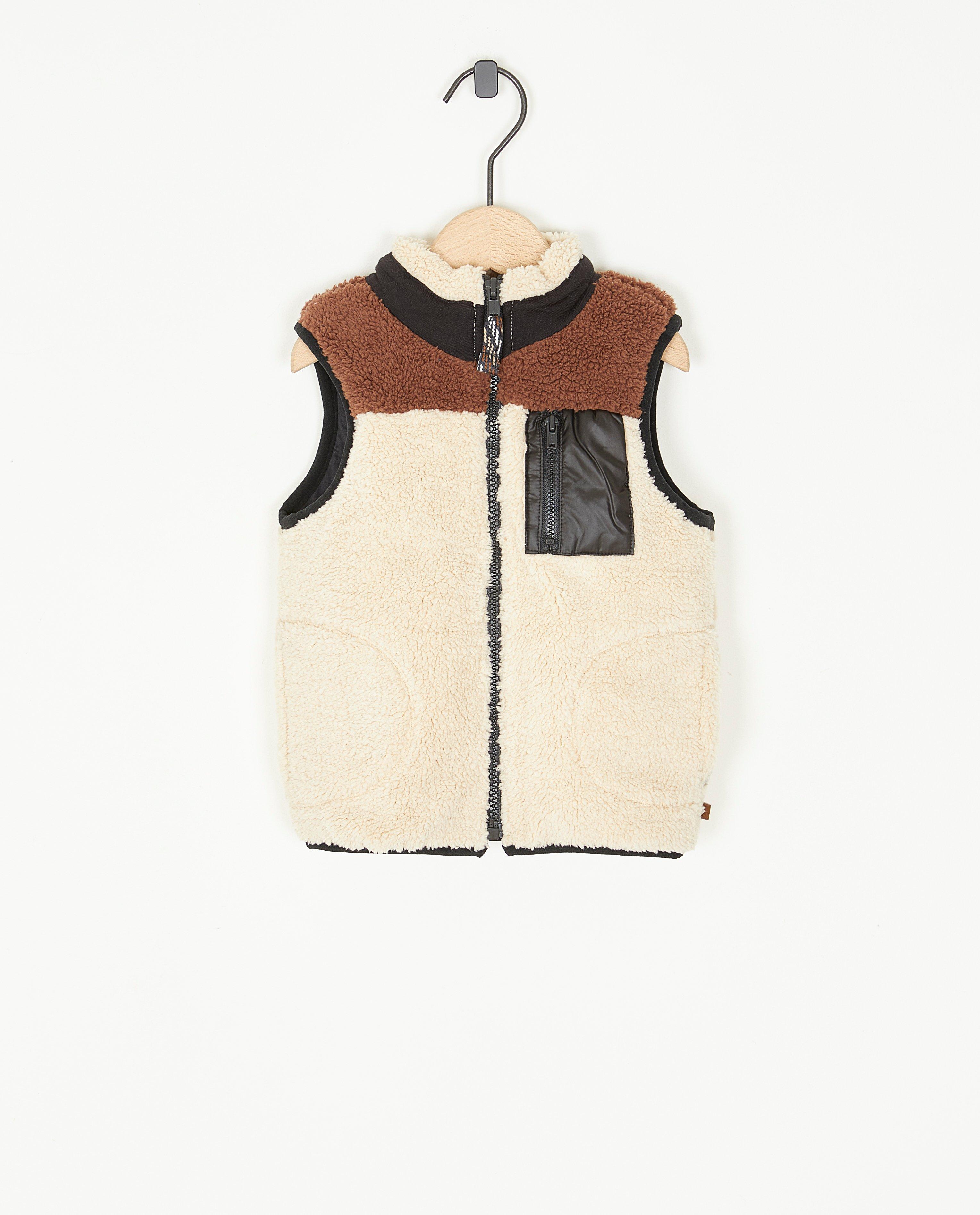 Blazers - Bodywarmer en matière peluche