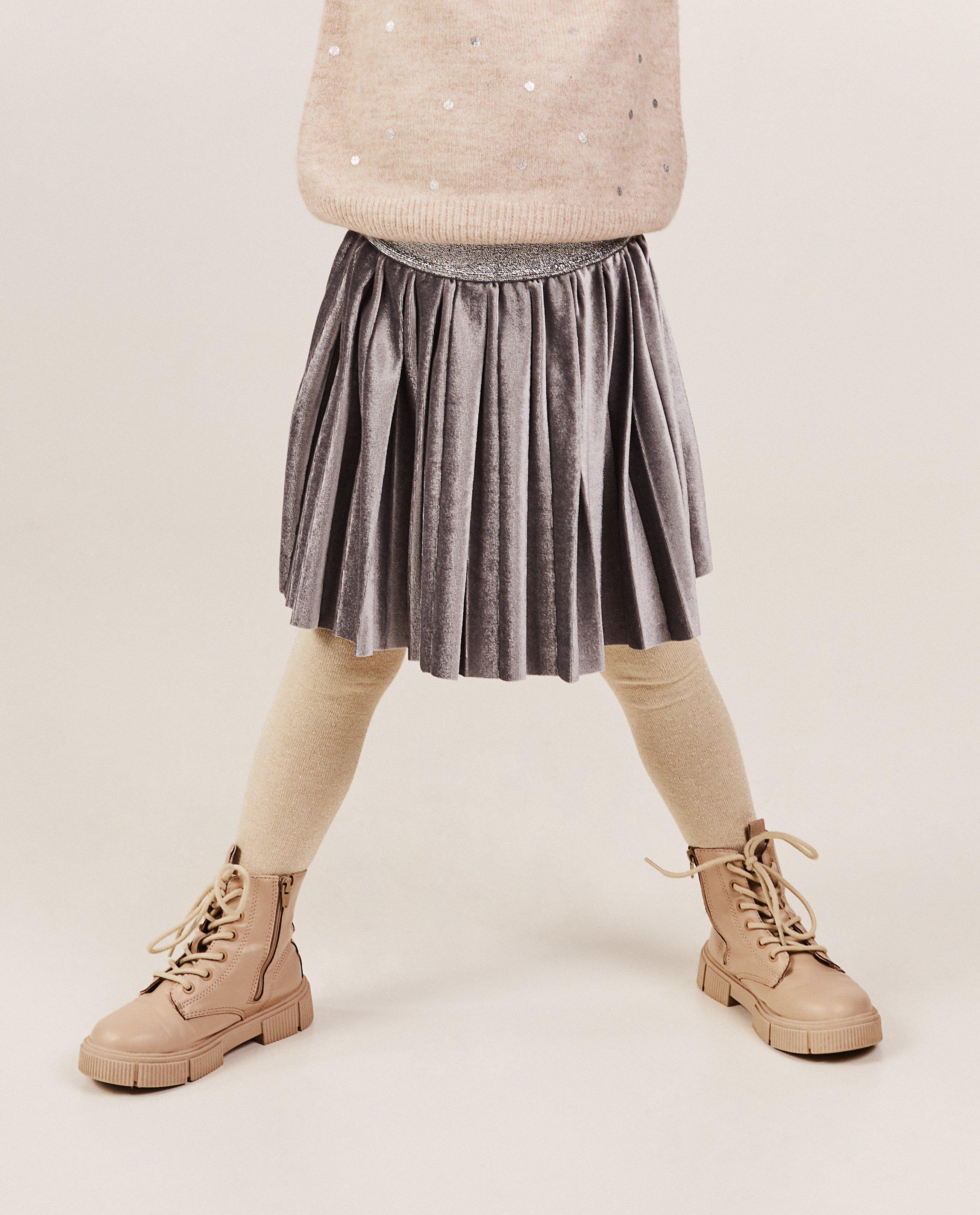 Jupes - Jupe plissée en flanelle, 2-7 ans