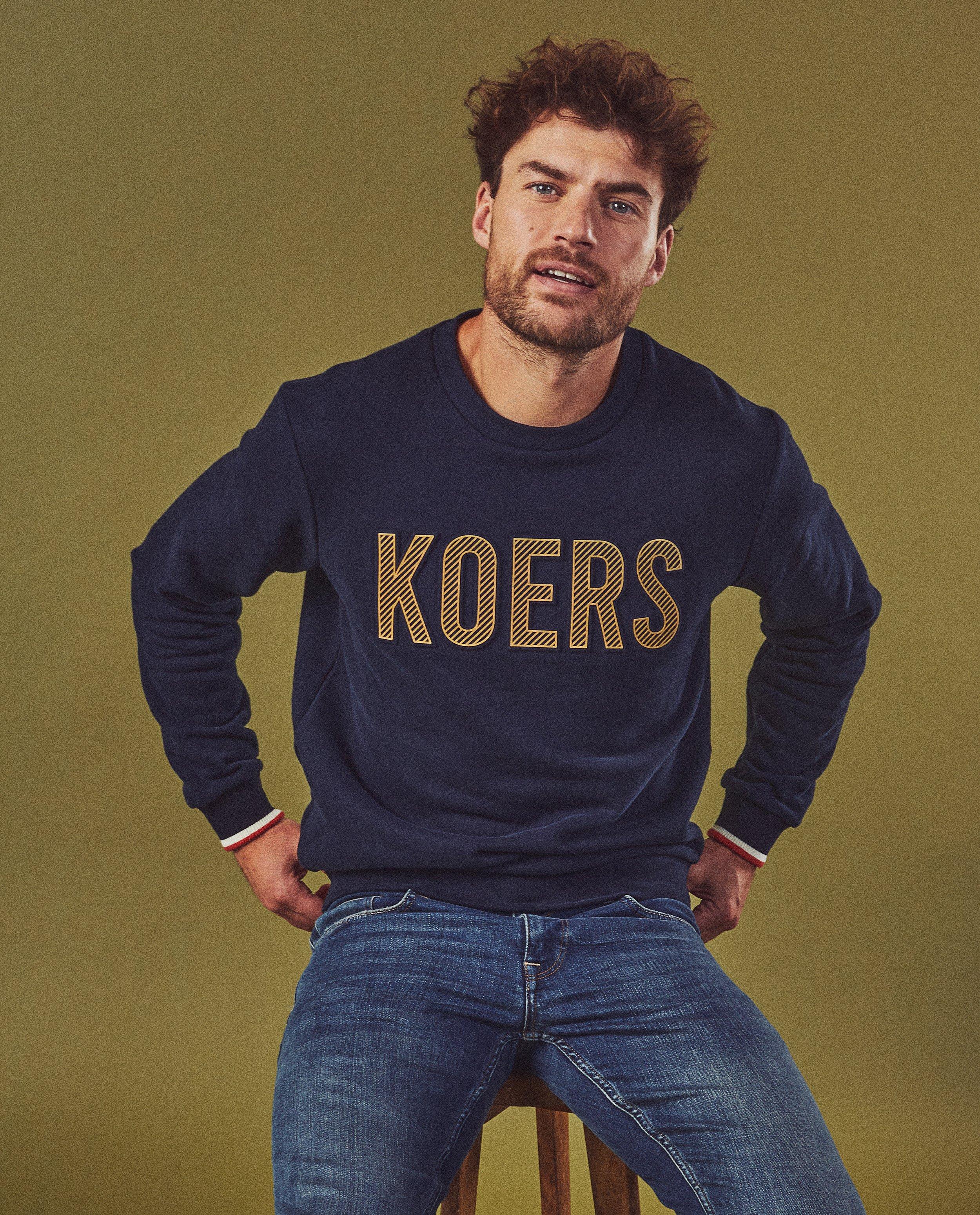 Sweater met opschrift in reliëf - null - Baptiste