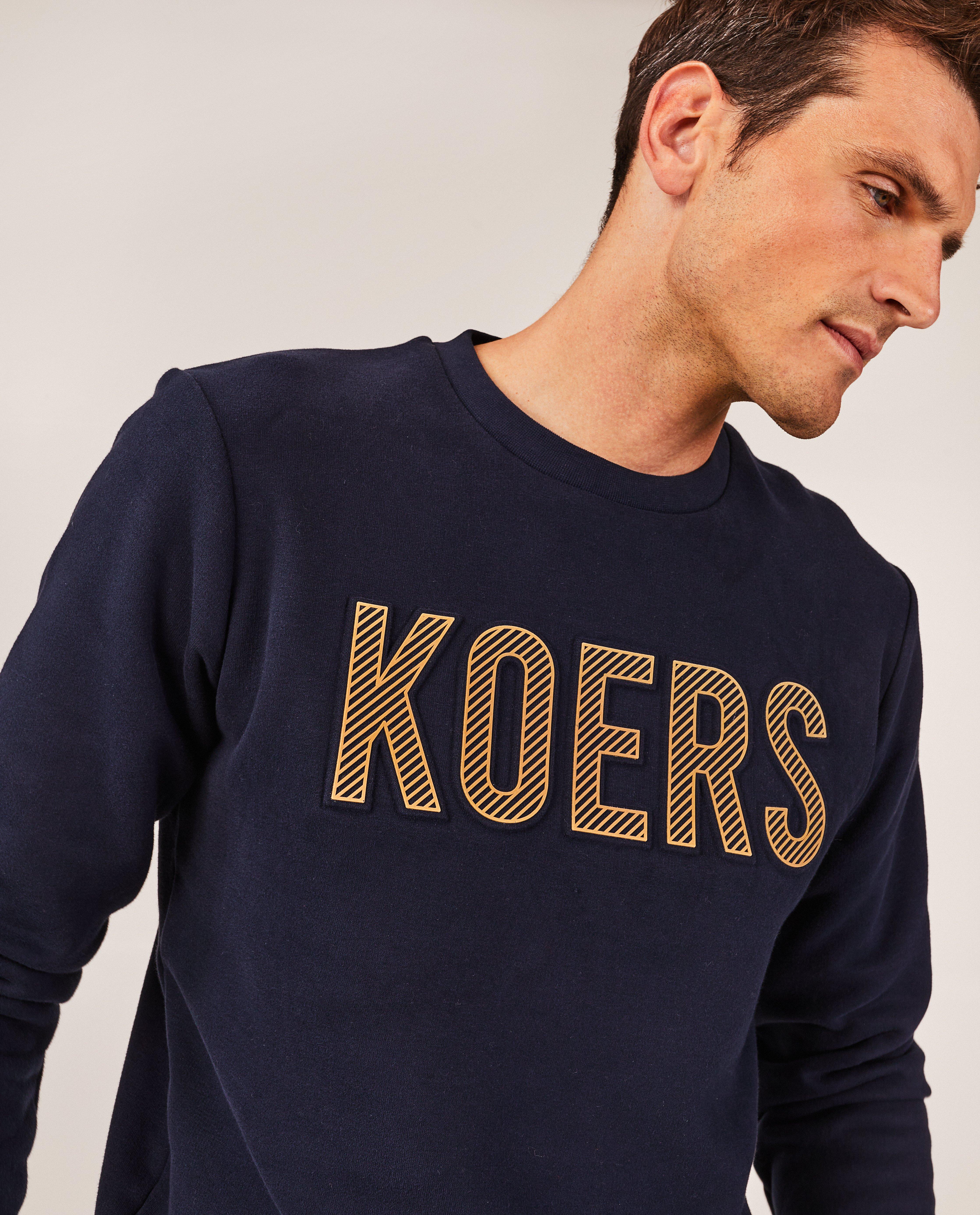Sweaters - Sweater met opschrift in reliëf