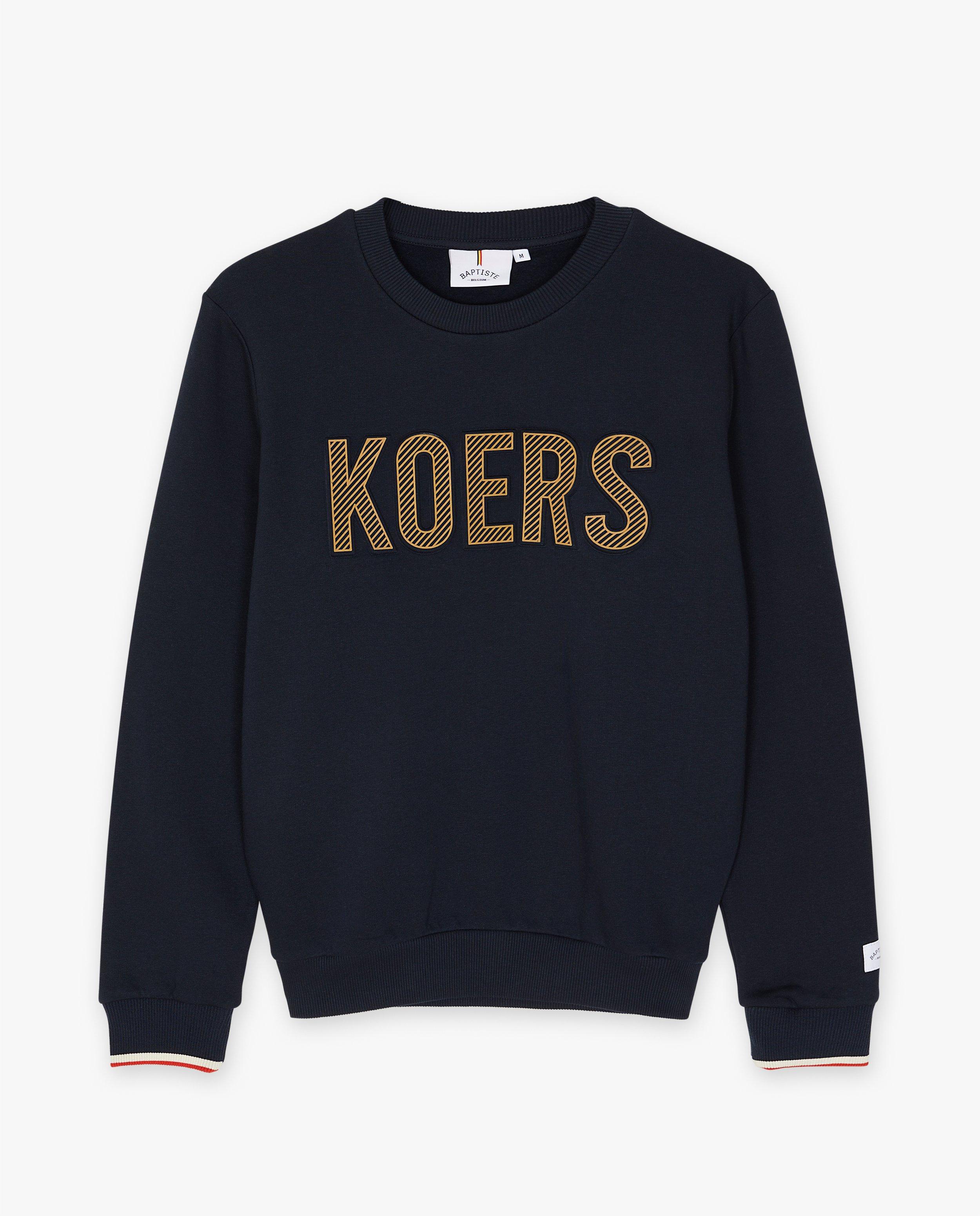 Sweaters - Sweater met opschrift in reliëf