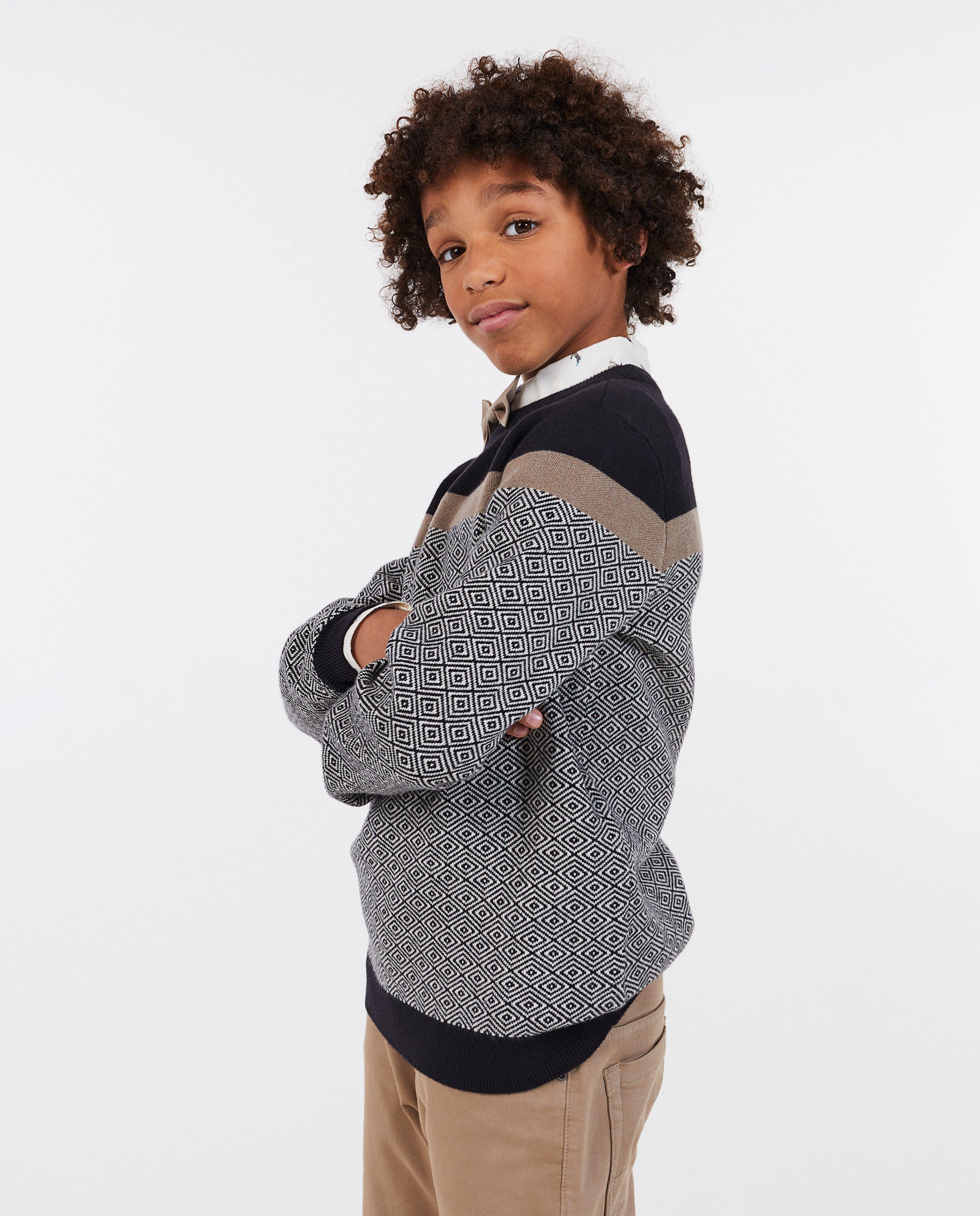 Trui met geometrische print - null - Fish & Chips