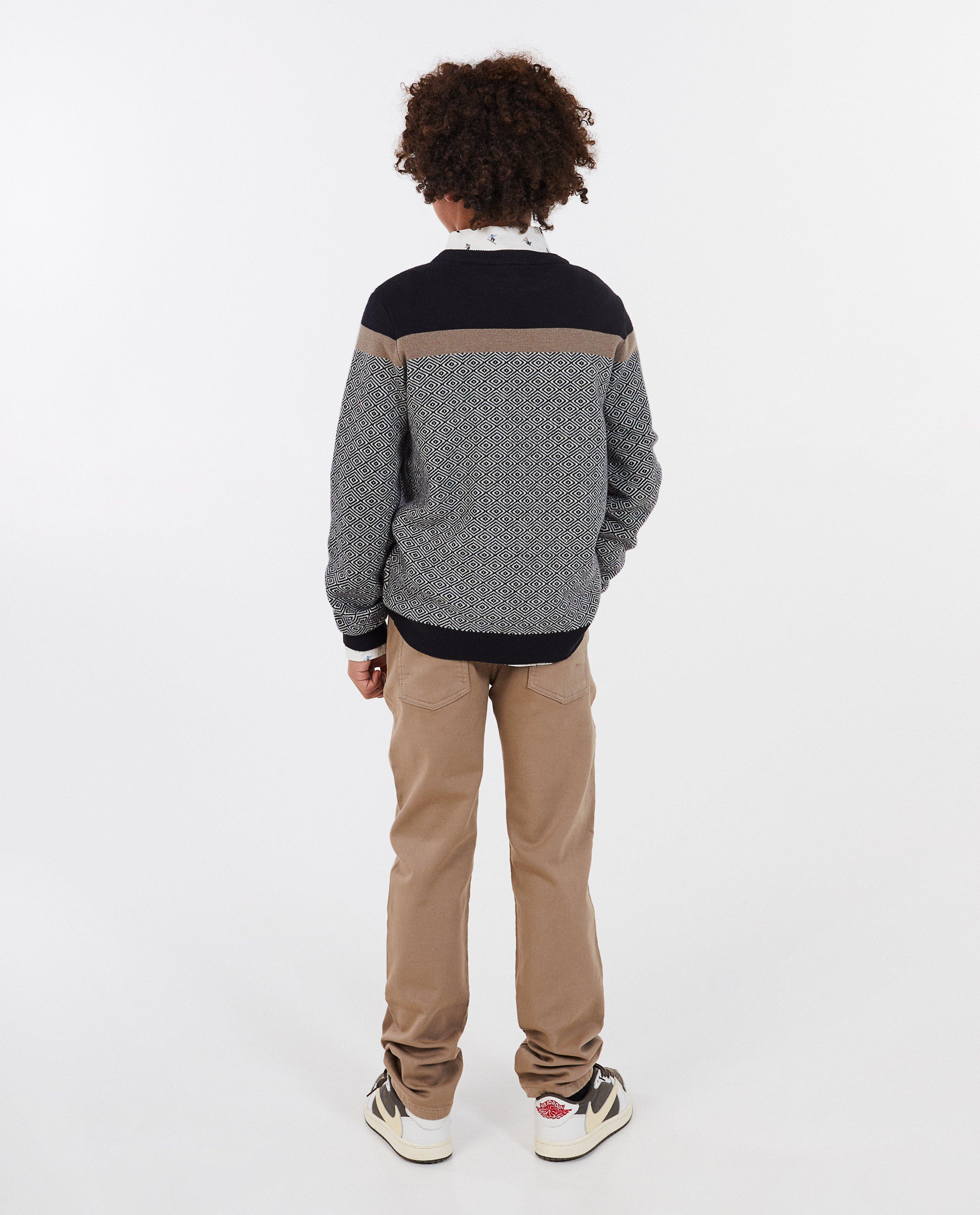 Truien - Trui met geometrische print