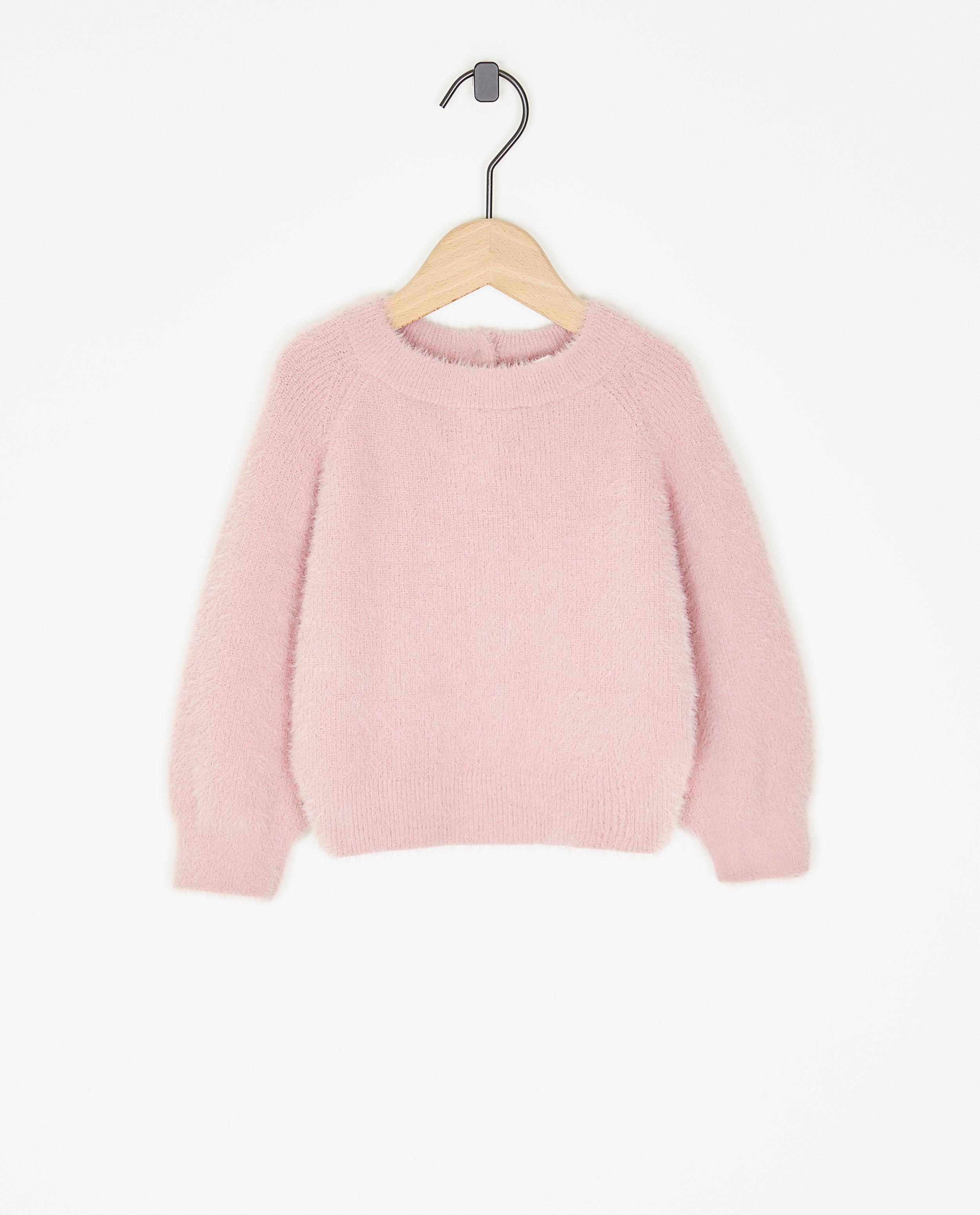 Truien - Roze fuzzy trui