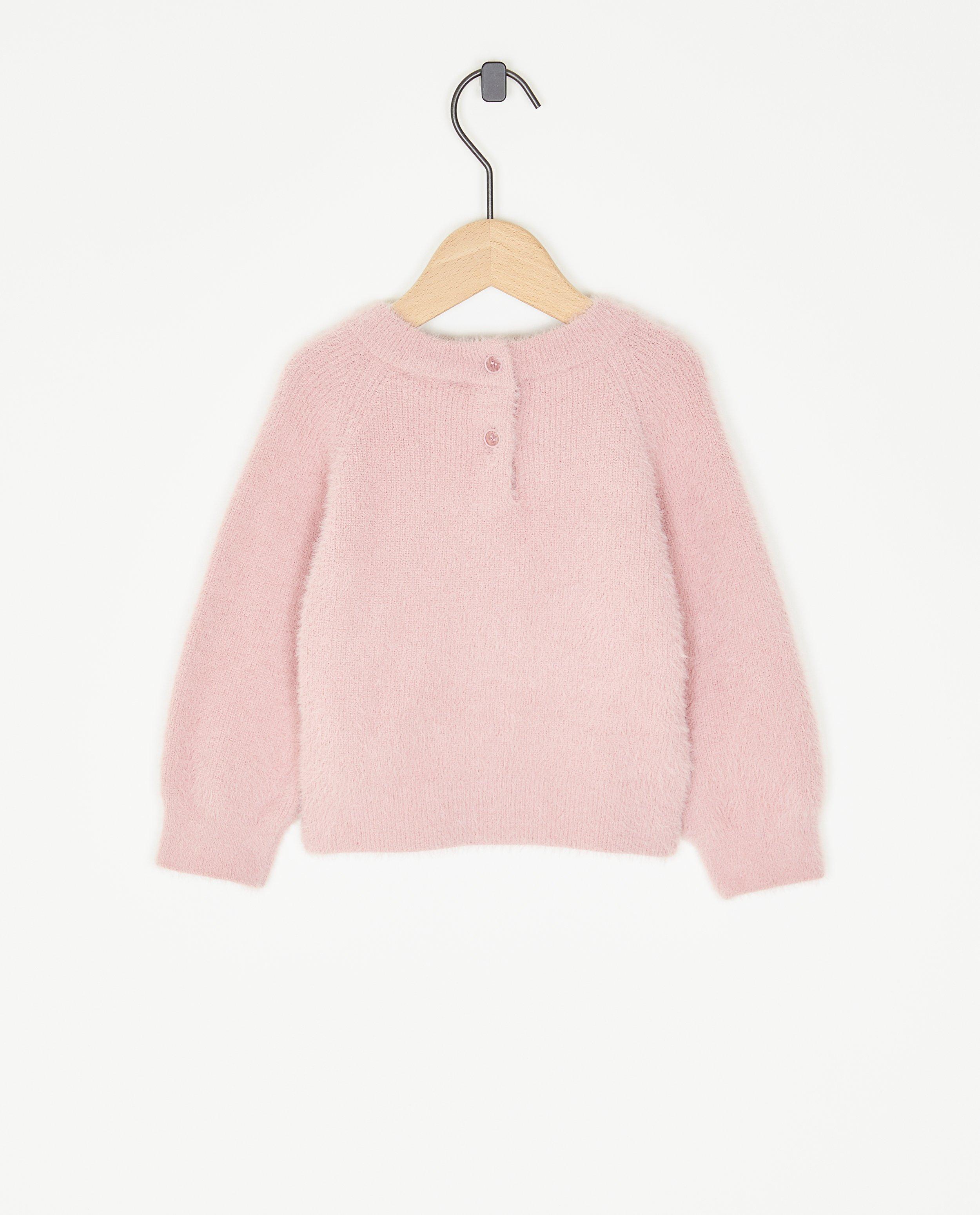 Truien - Roze fuzzy trui