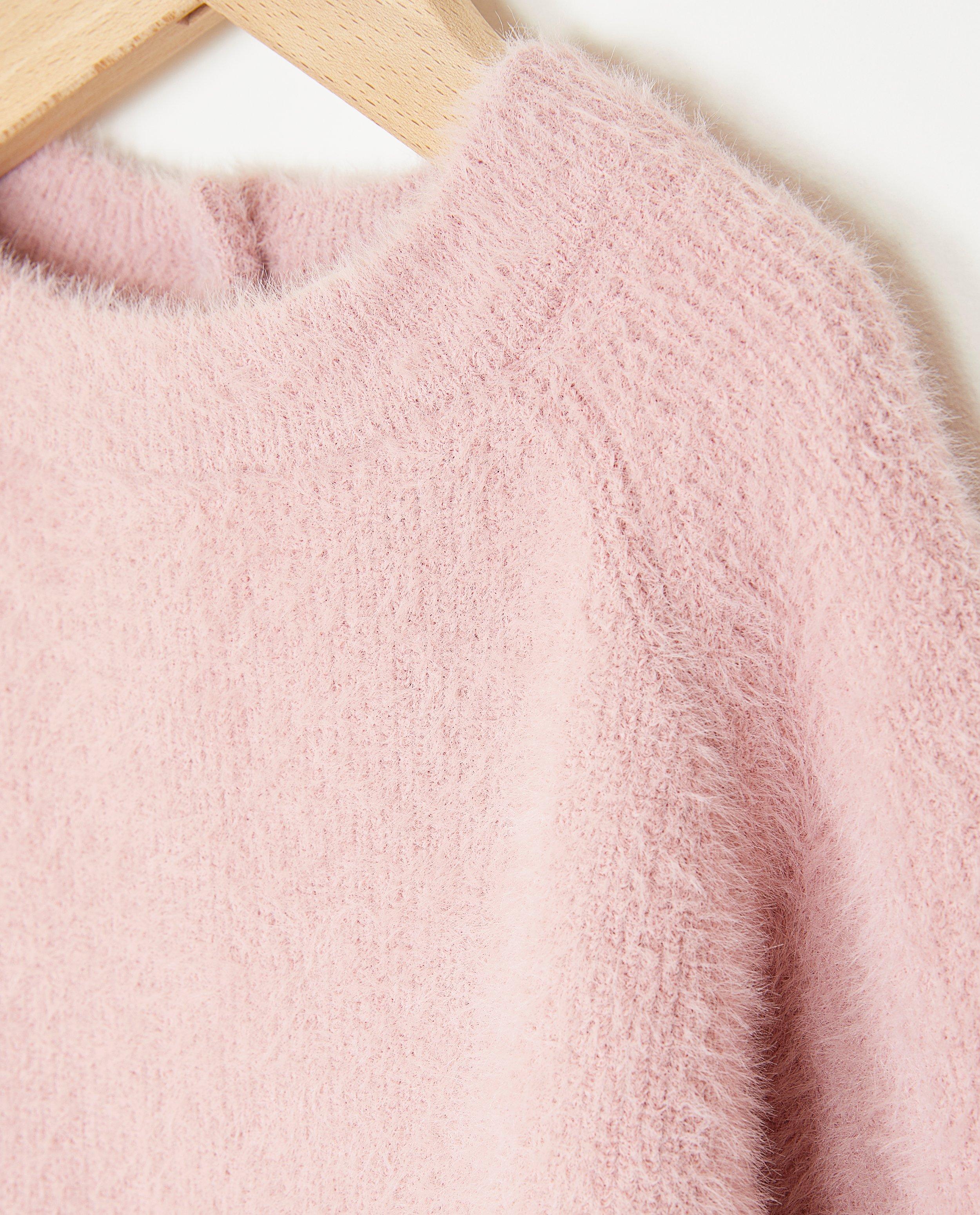 Truien - Roze fuzzy trui