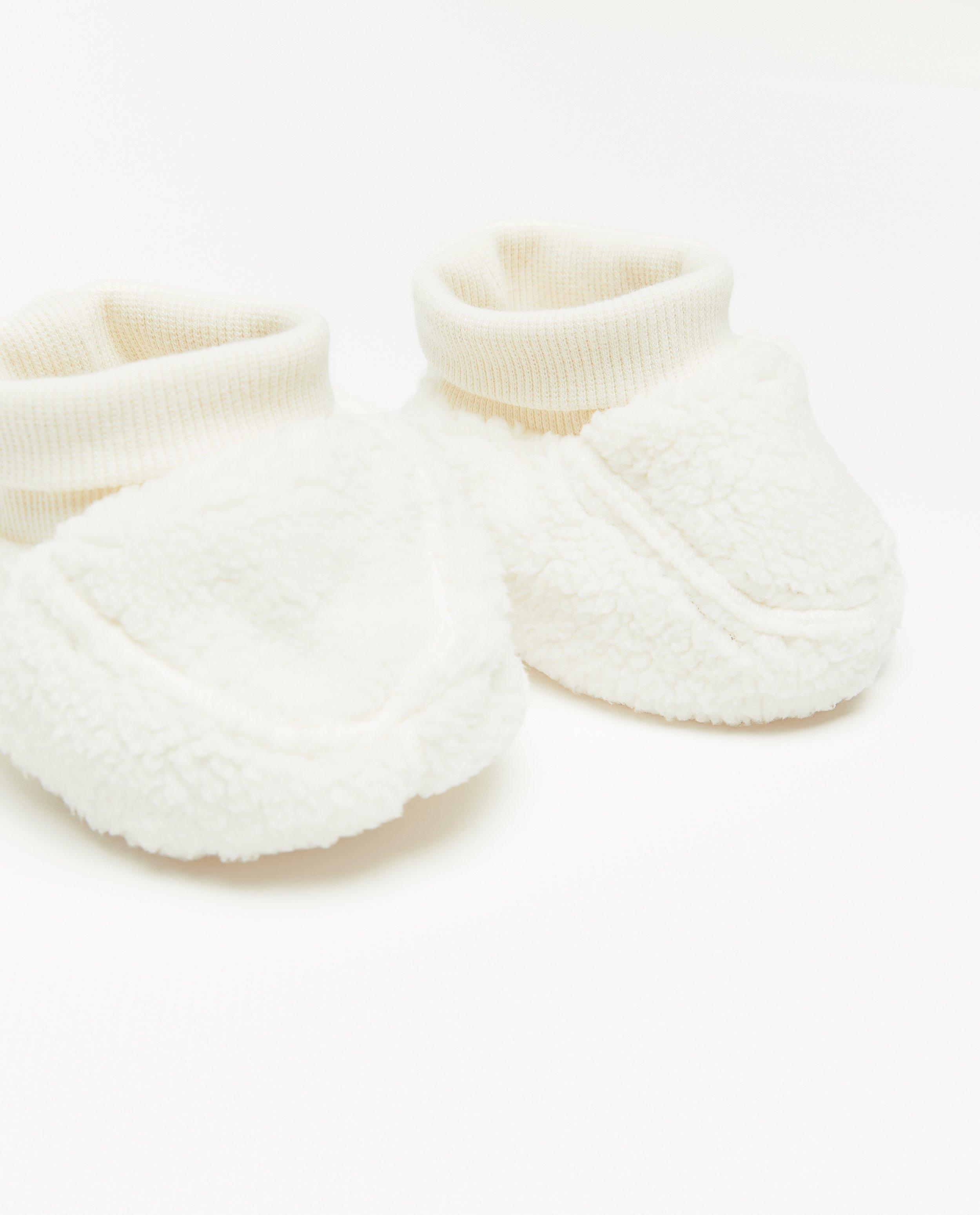 Pantoffels van teddy - Product Detail - wit - afbeelding nummer 2